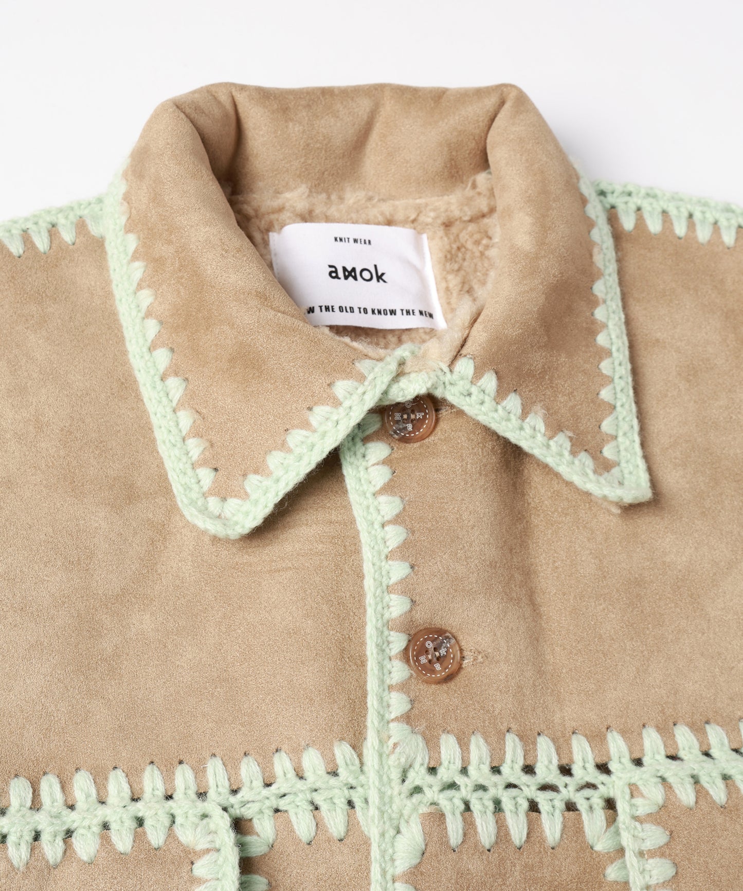 HAND KNITTING BOA BLOUSON【9月中旬】