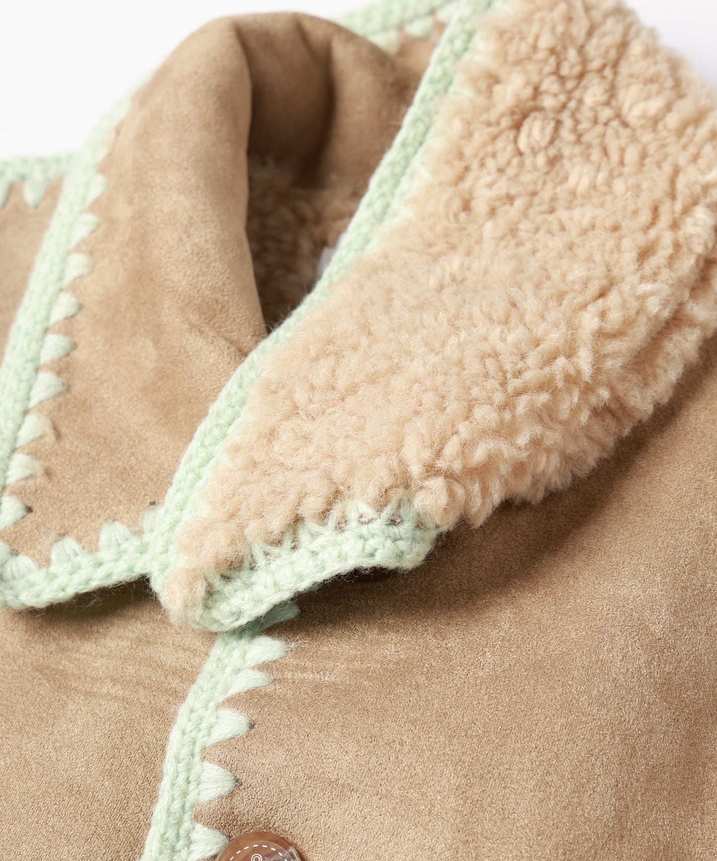 HAND KNITTING BOA BLOUSON【9月中旬】