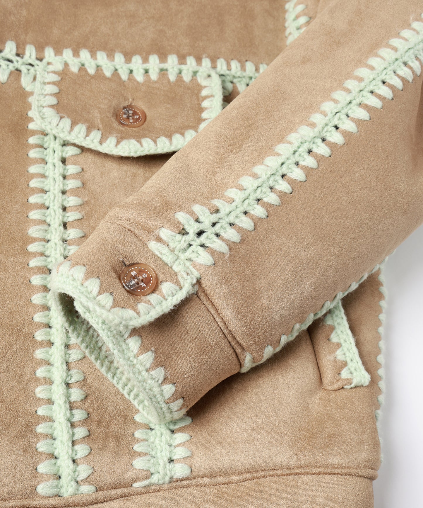 HAND KNITTING BOA BLOUSON【9月中旬】