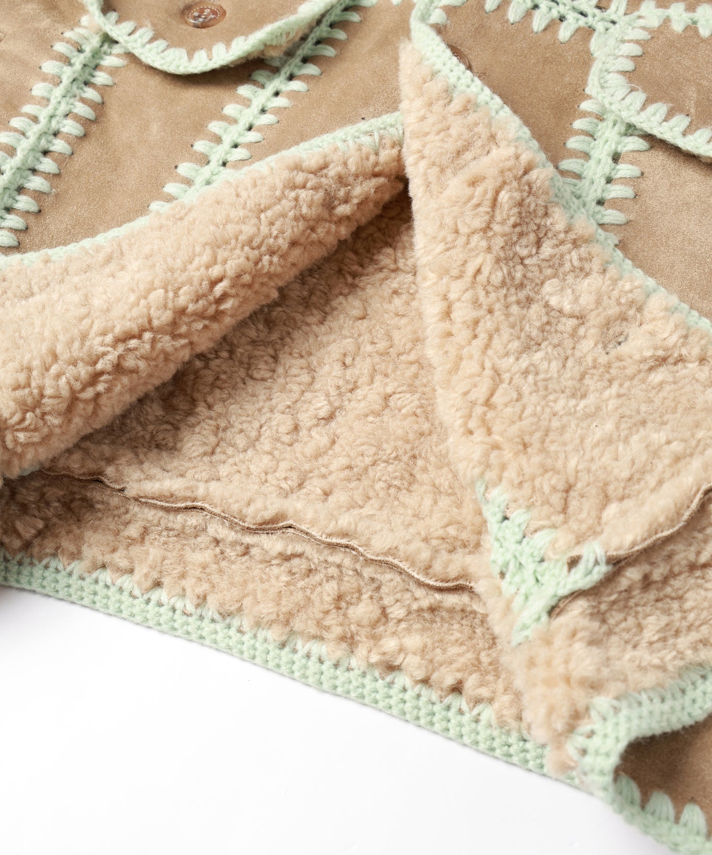 HAND KNITTING BOA BLOUSON【9月中旬】
