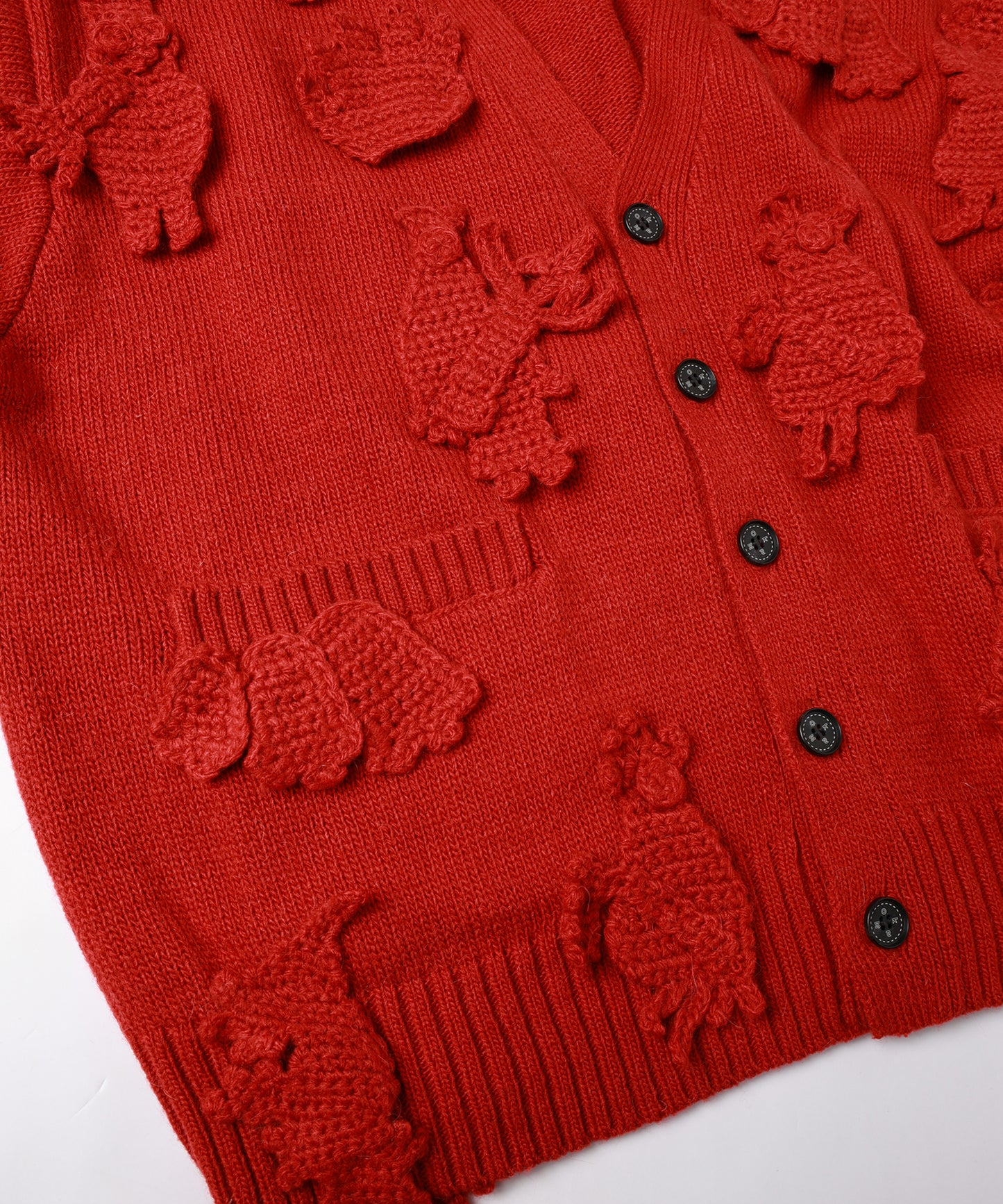 MONSTER CROCHET KNIT CARDIGAN【9月中旬】