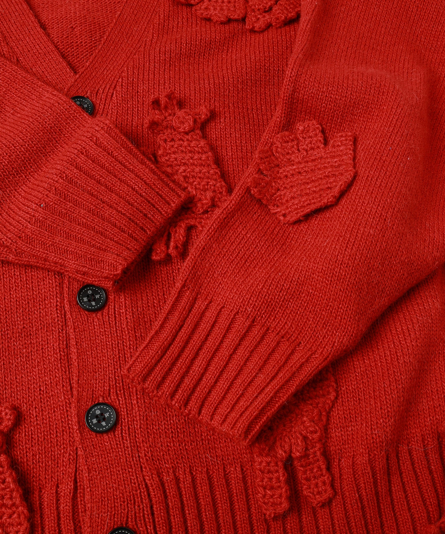 MONSTER CROCHET KNIT CARDIGAN【9月中旬】
