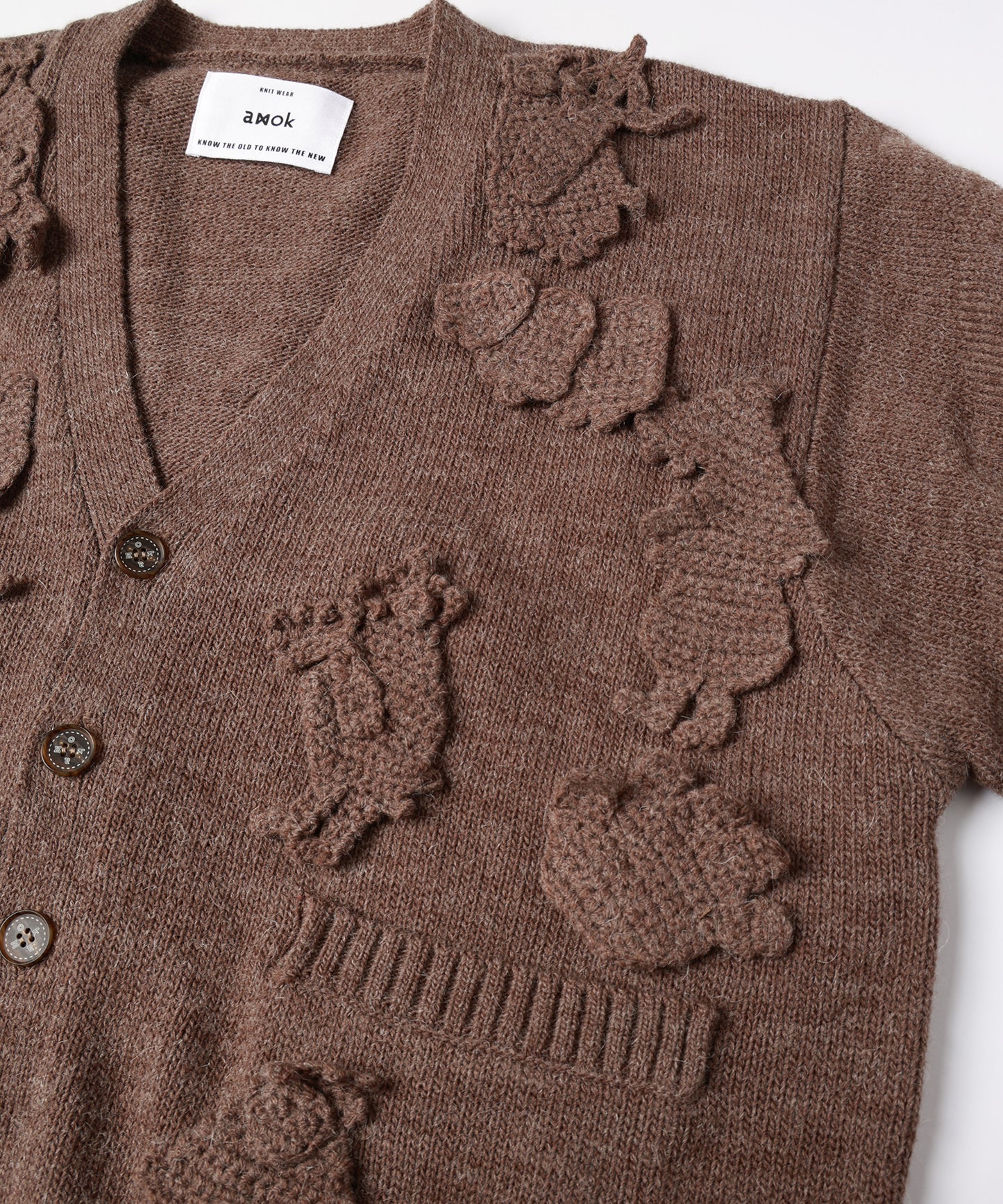 MONSTER CROCHET KNIT CARDIGAN【9月中旬】