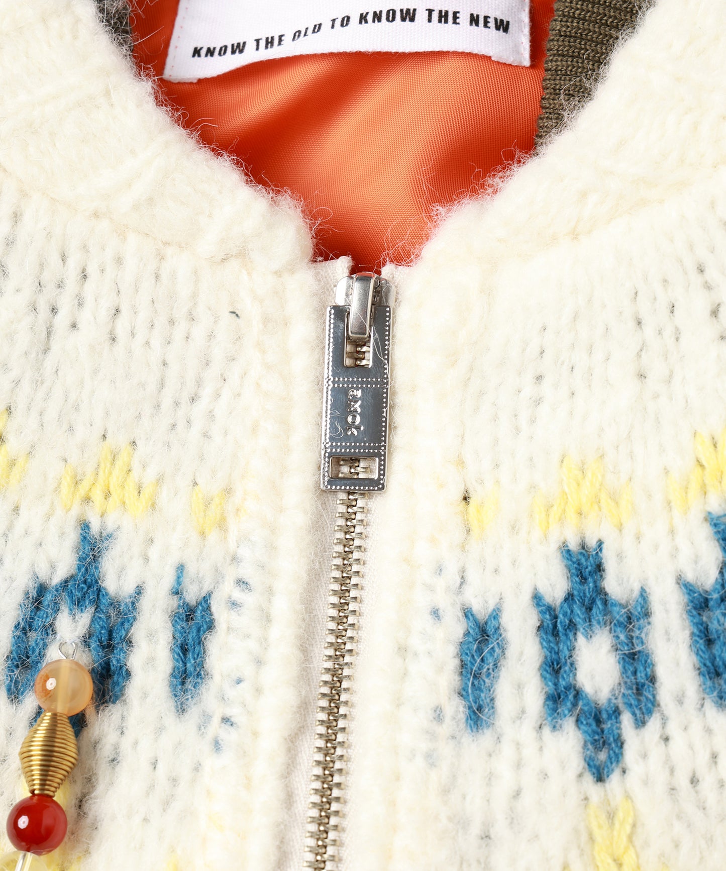 KNIT DOCKING BLOUSON【9月中旬】