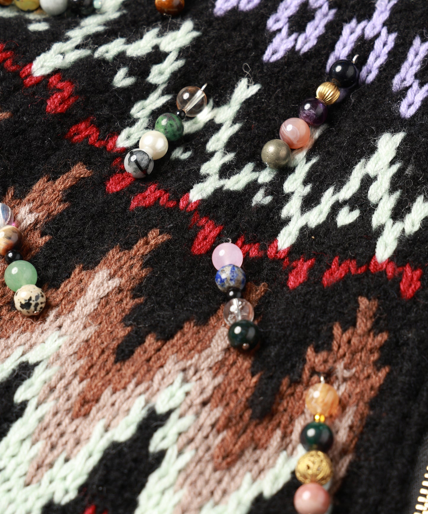 KNIT DOCKING BLOUSON【9月中旬】