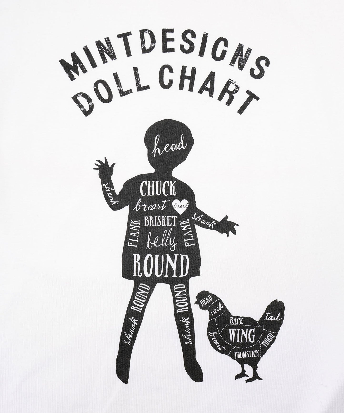 DOLL CHART T-SHIRT