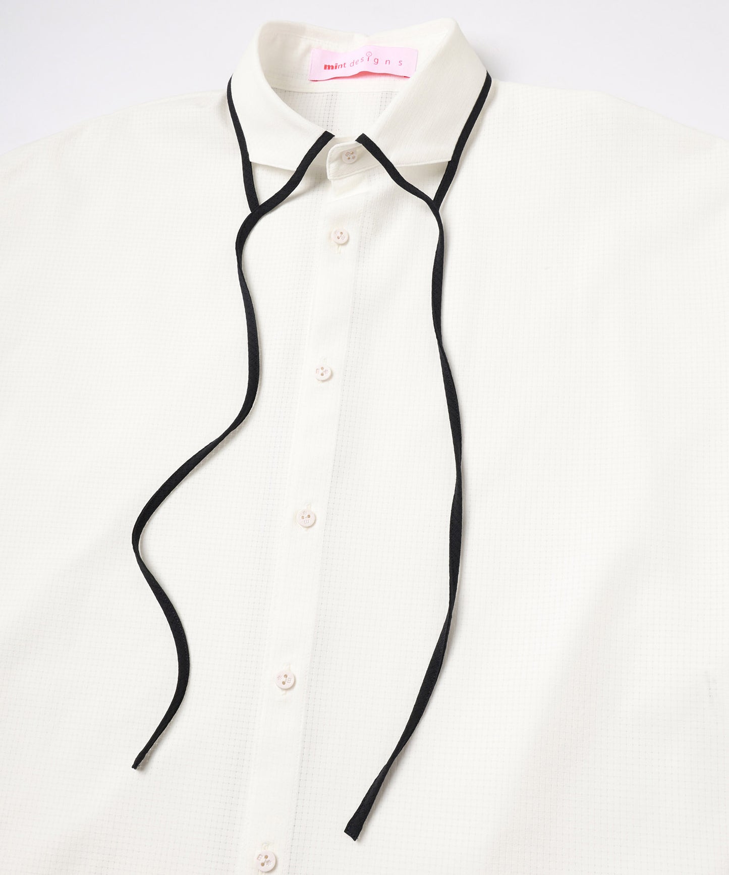 NEGATIVE SPACE COLLAR SHIRT