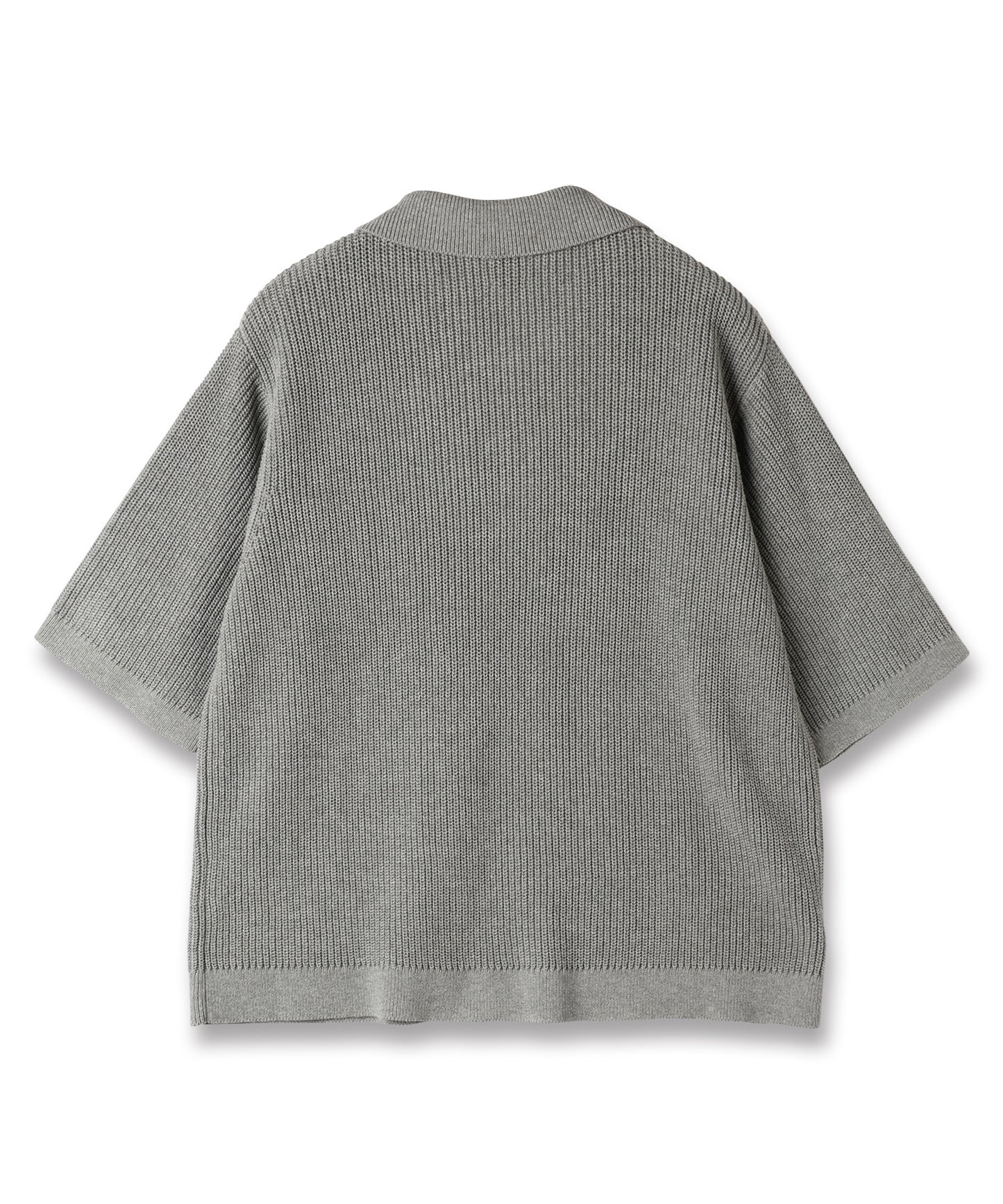 half-sleeve knit polo