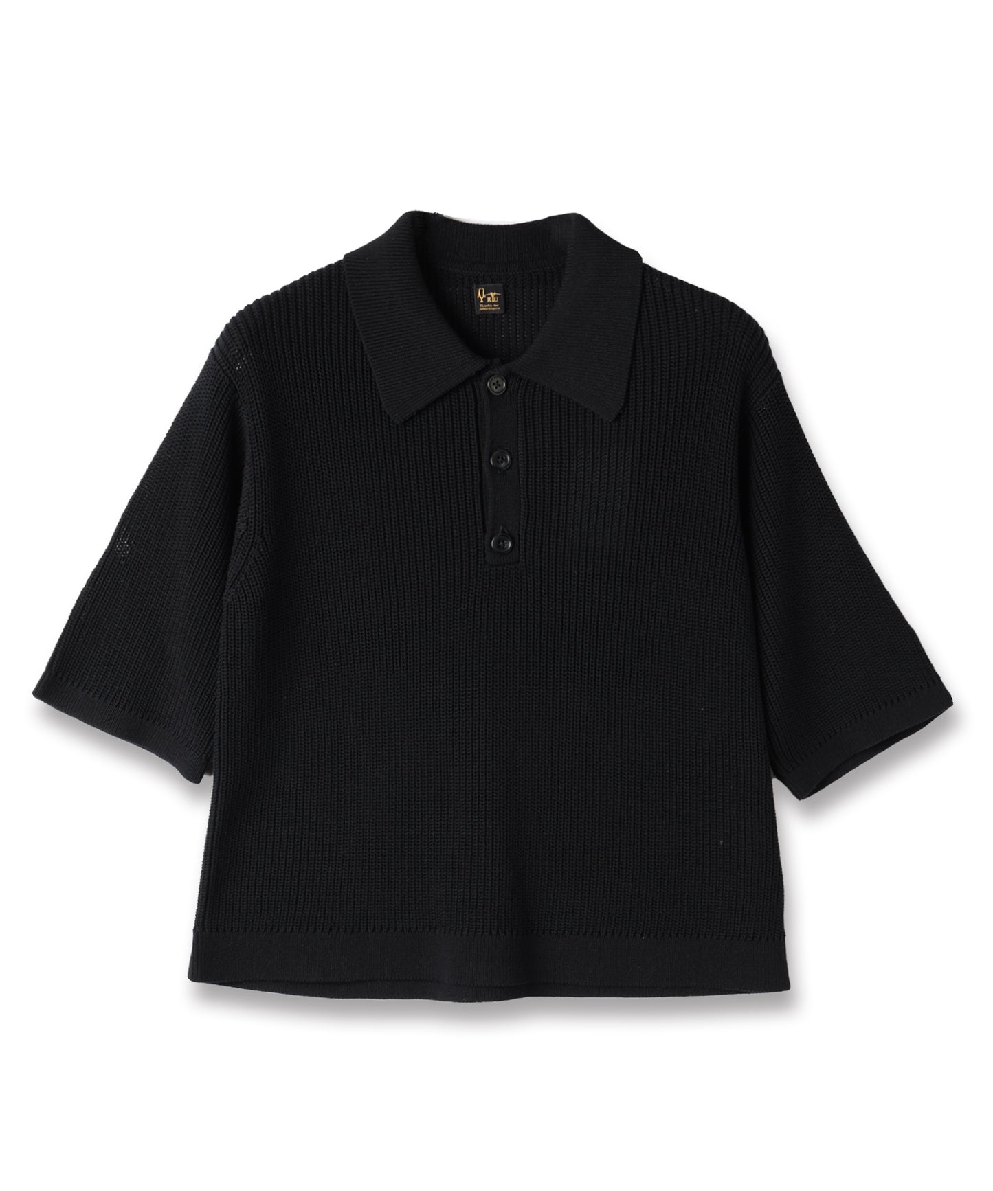 half-sleeve knit polo