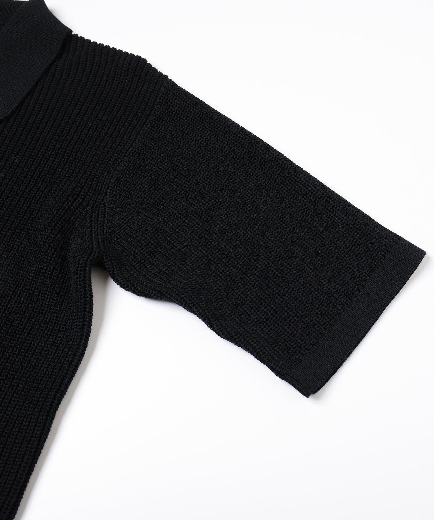 half-sleeve knit polo