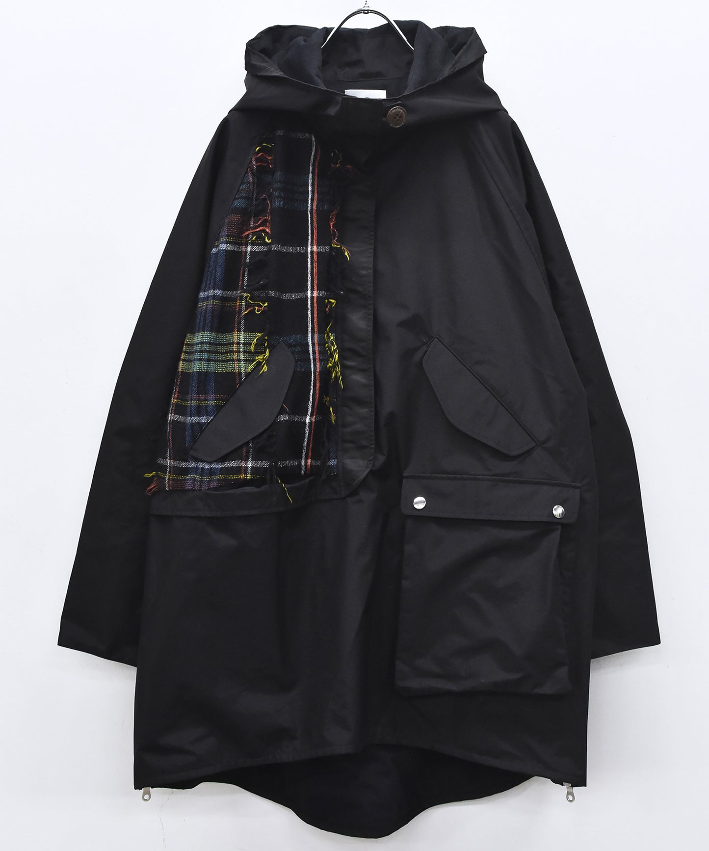 WOOL MIX PULLOVER COAT