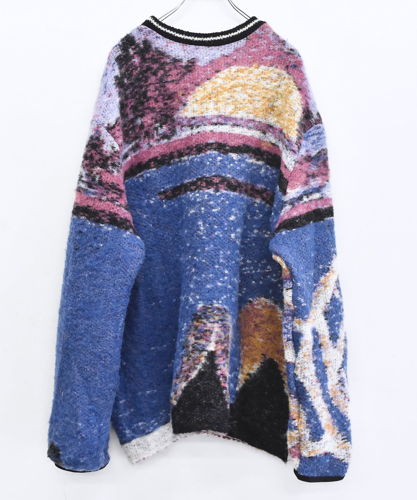 STAR MOHAIR KNIT SWEATER