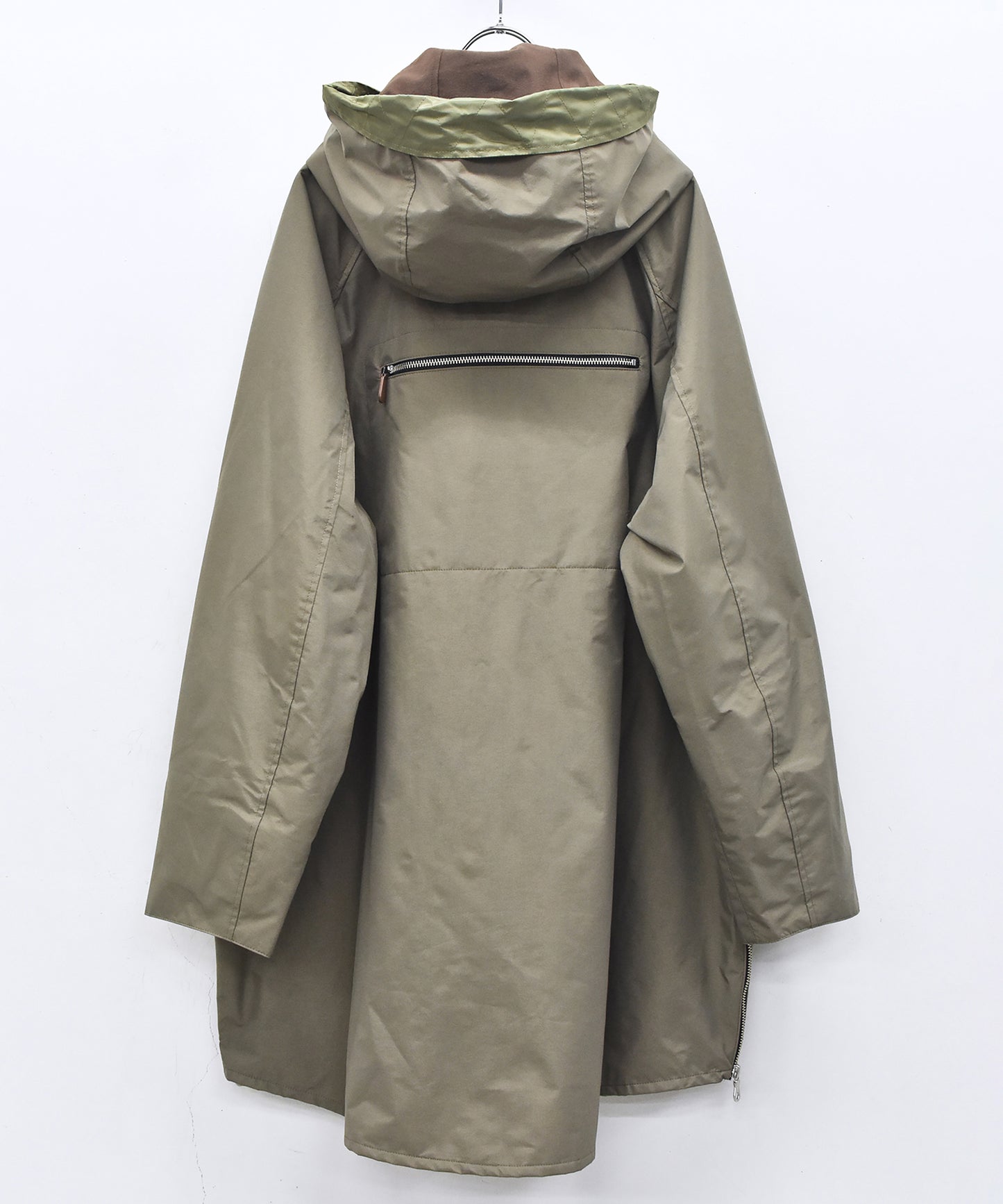 WOOL MIX PULLOVER COAT