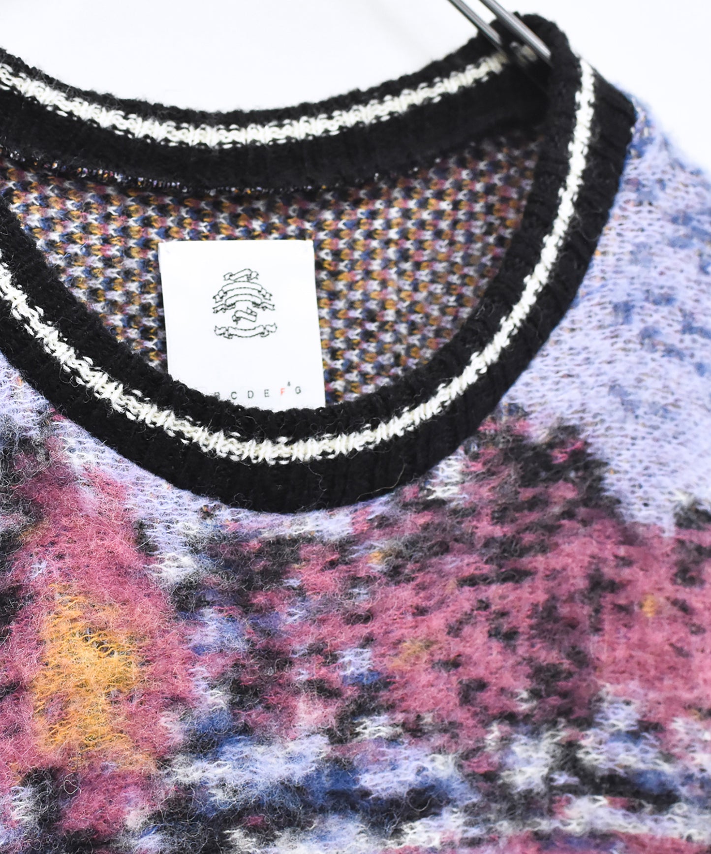 STAR MOHAIR KNIT SWEATER
