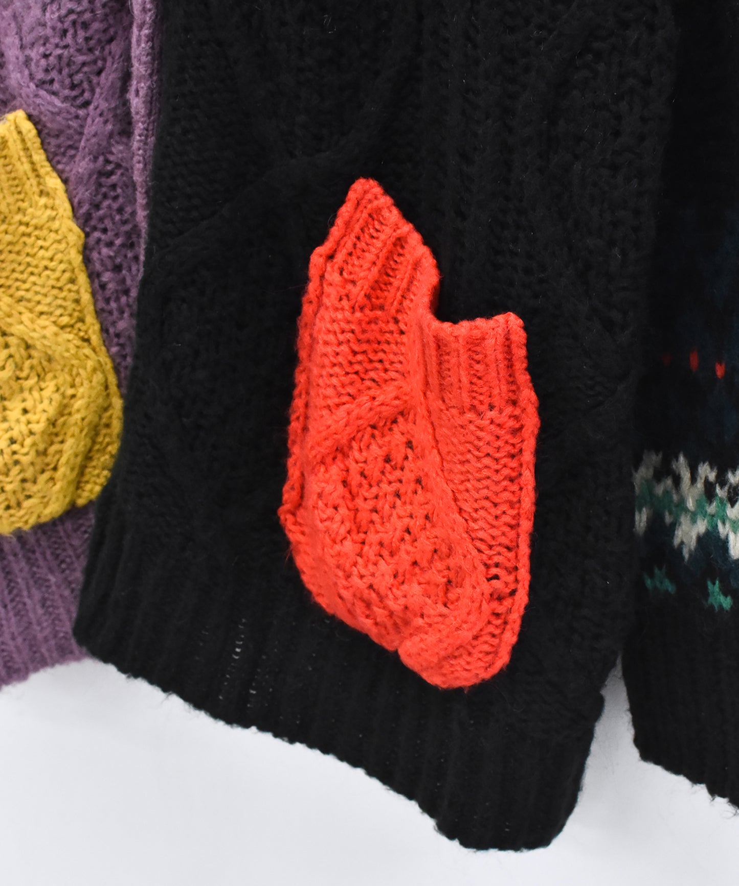 PLAY Alan Mix Knit Coat