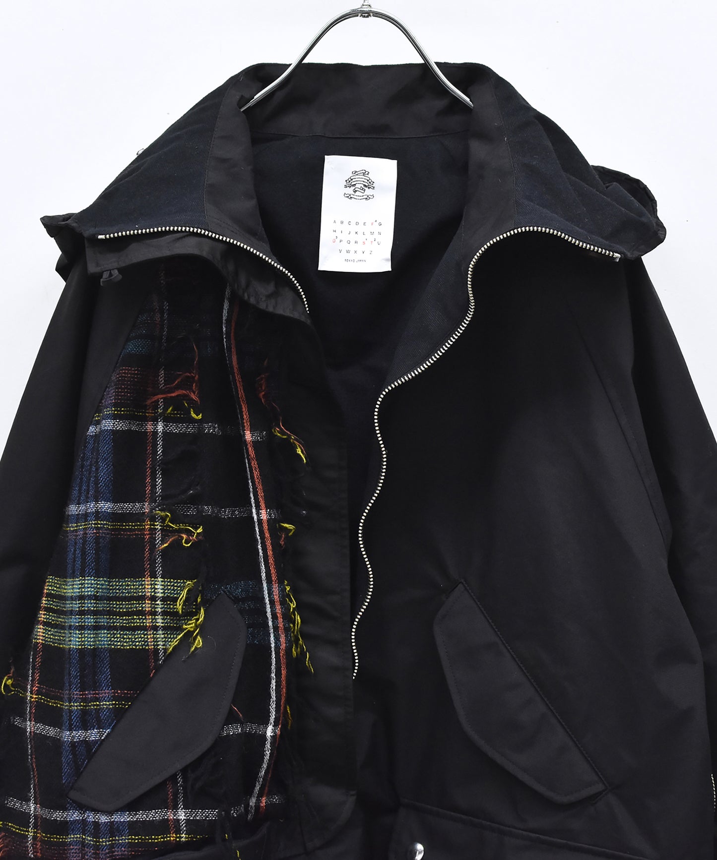 WOOL MIX PULLOVER COAT