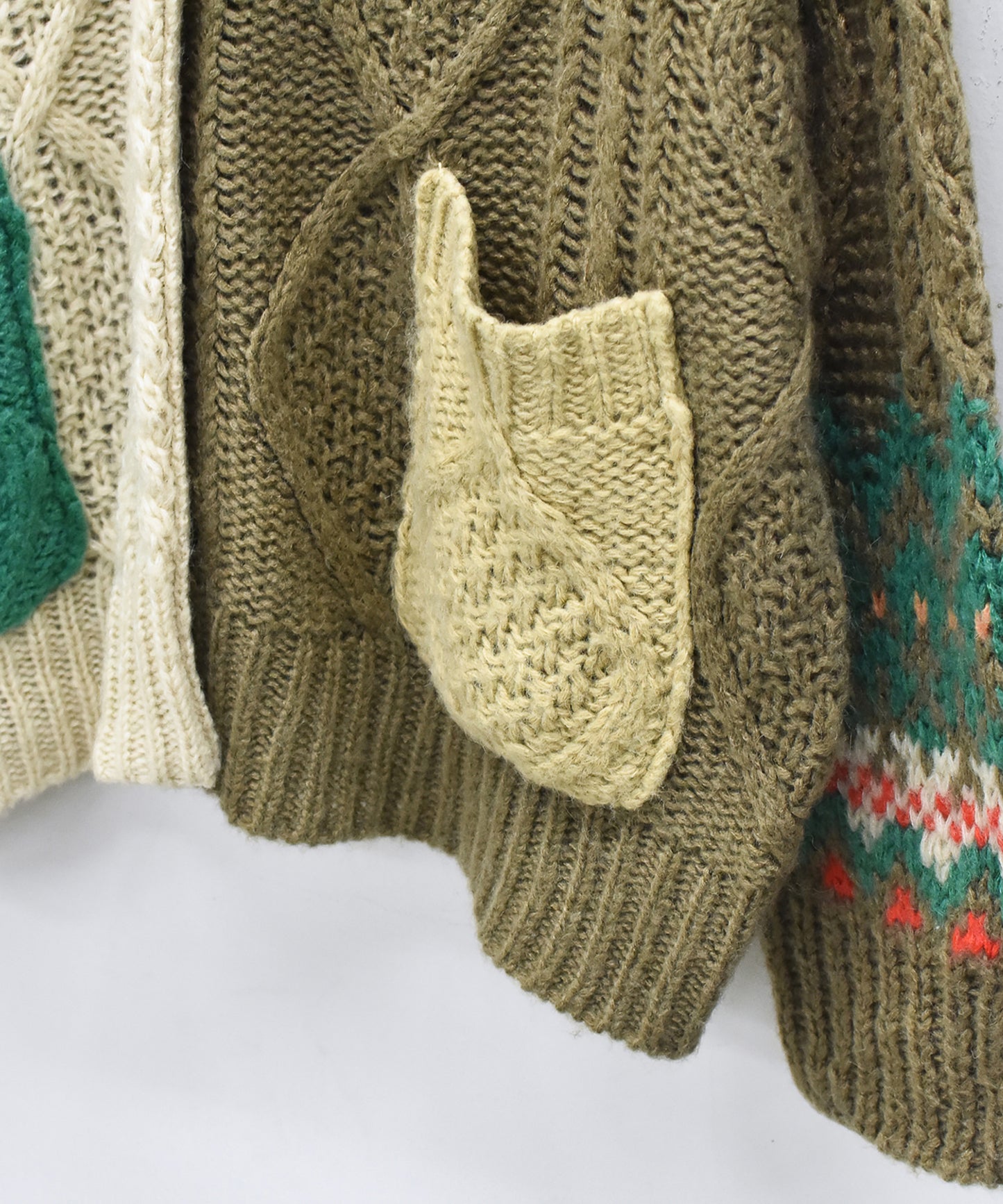 PLAY Alan Mix Knit Coat