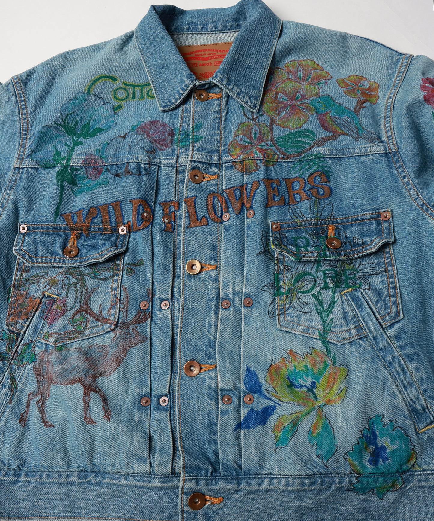HAND-PAINT DENIM JACKET