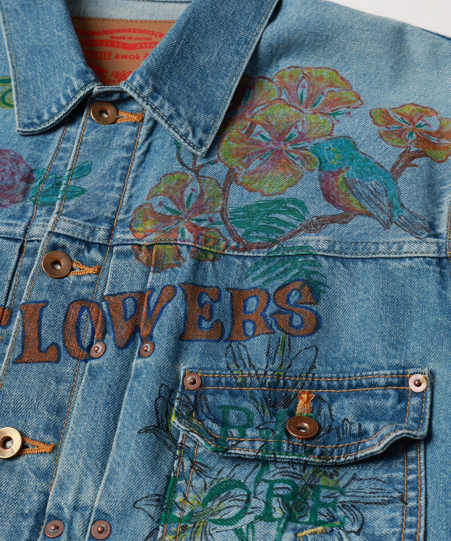HAND-PAINT DENIM JACKET