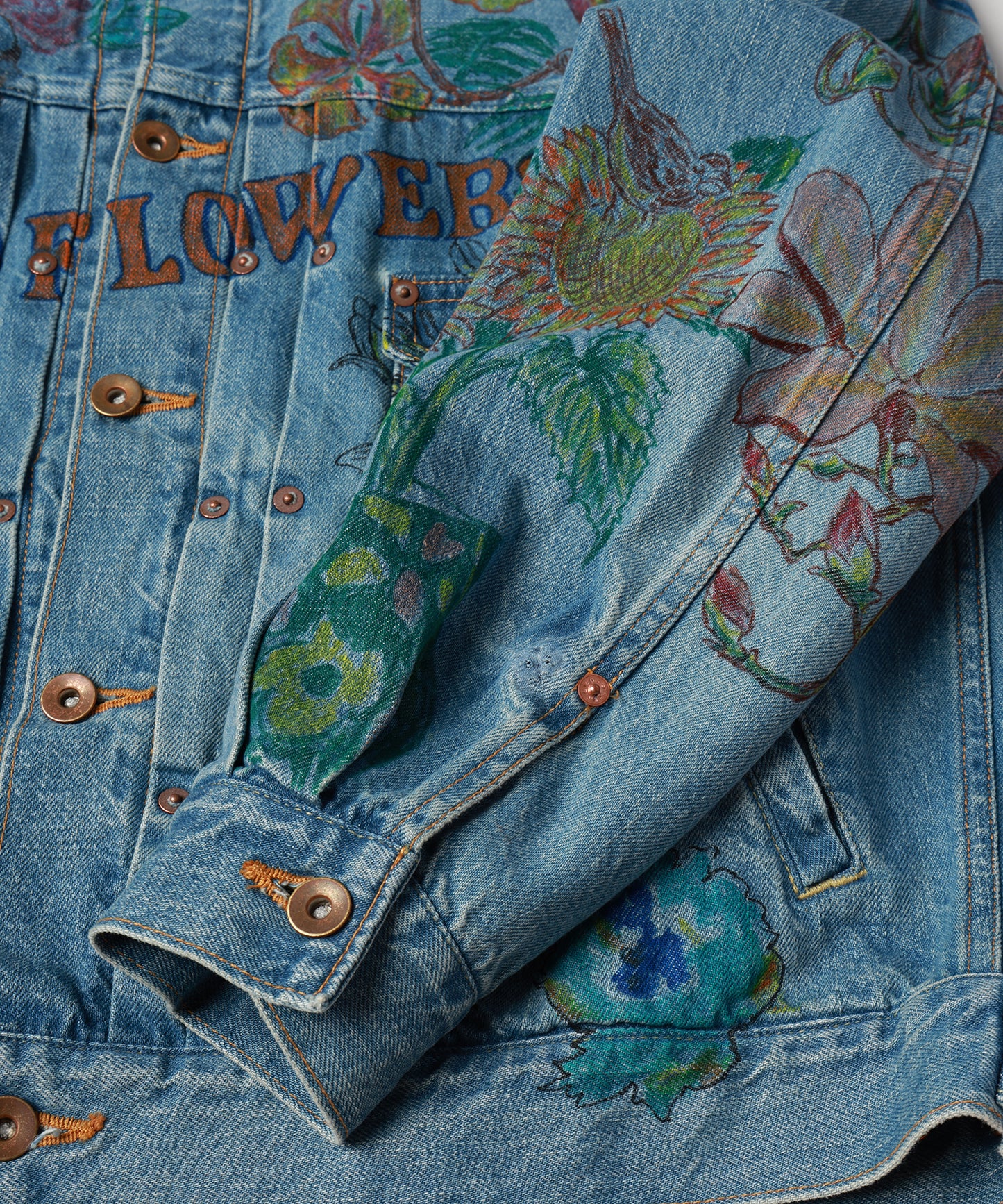 HAND-PAINT DENIM JACKET
