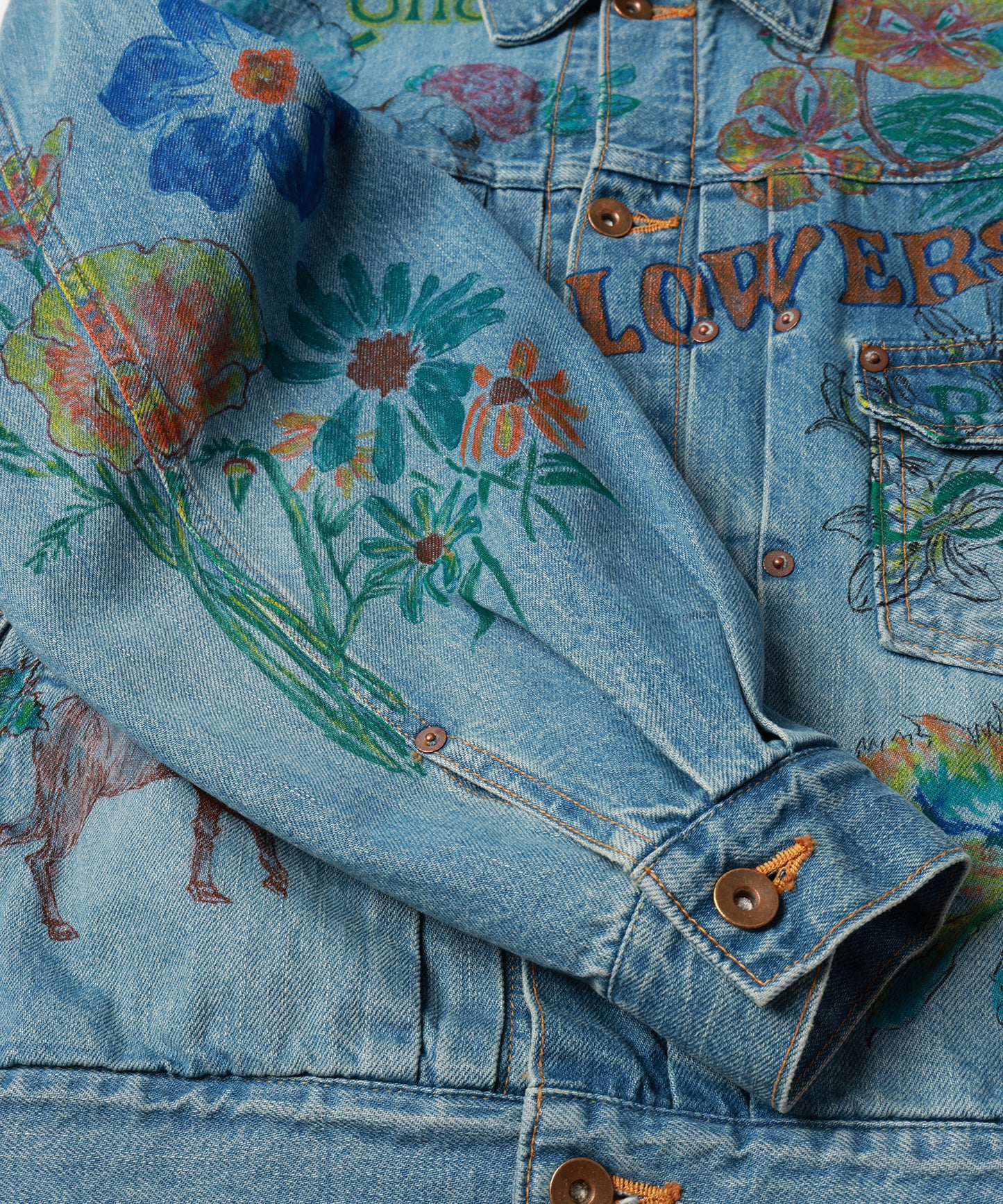 HAND-PAINT DENIM JACKET