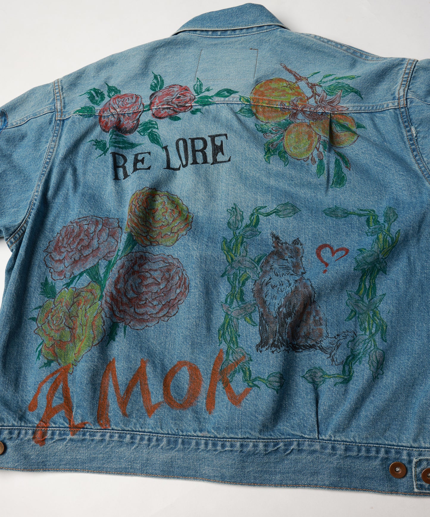 HAND-PAINT DENIM JACKET