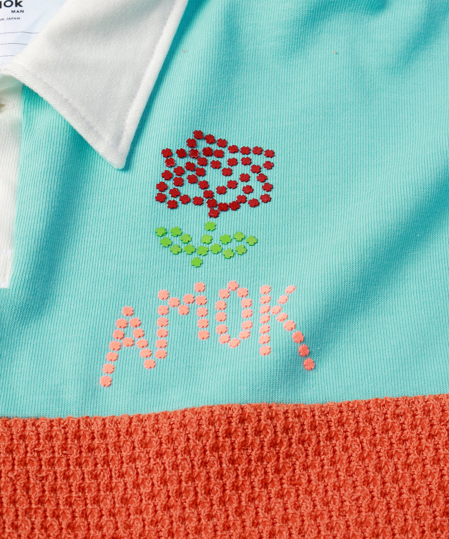 PATCHWORK POLO SHIRT
