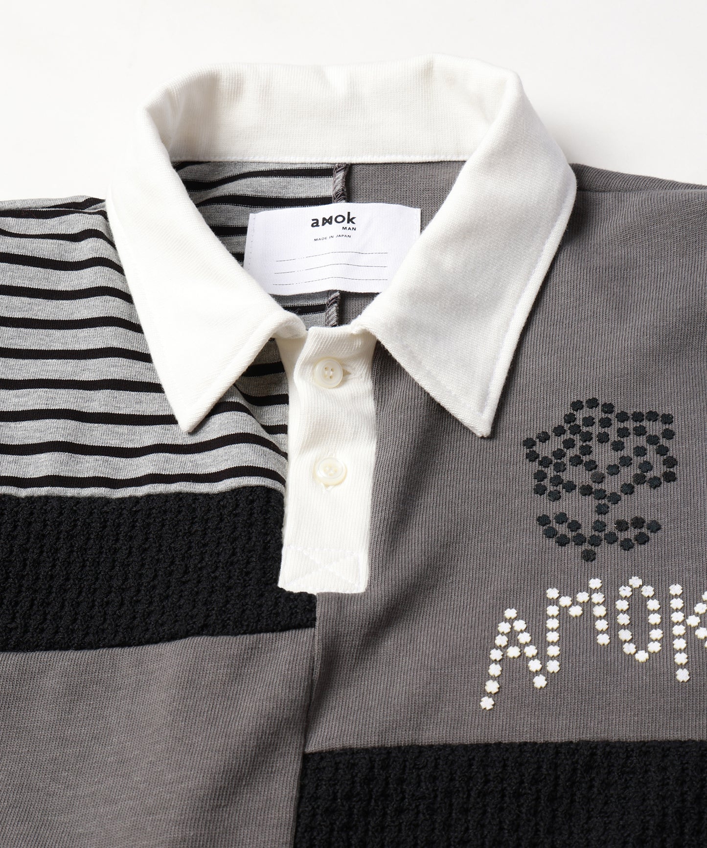 PATCHWORK POLO SHIRT