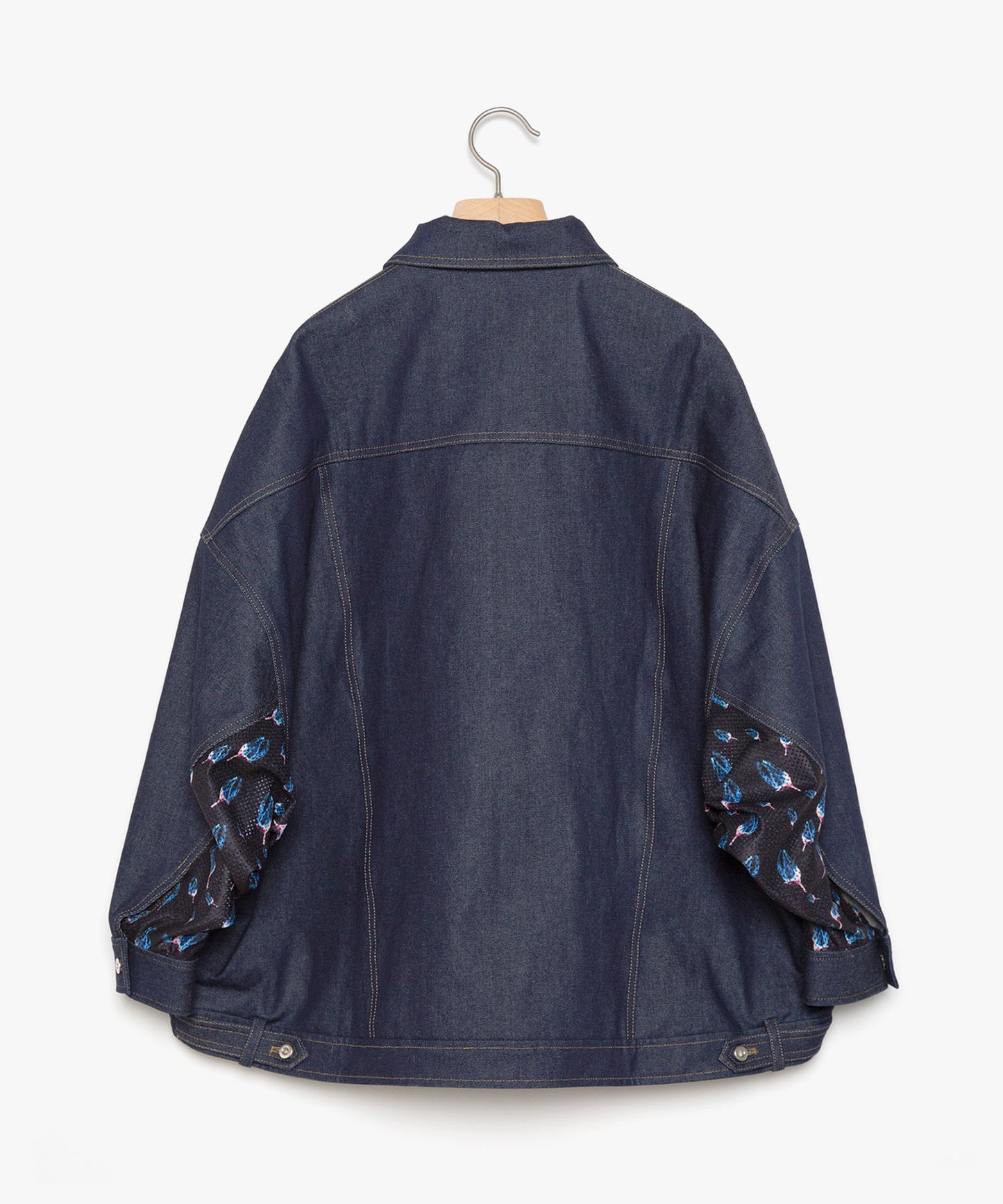 Flower Wide Denim Jacket