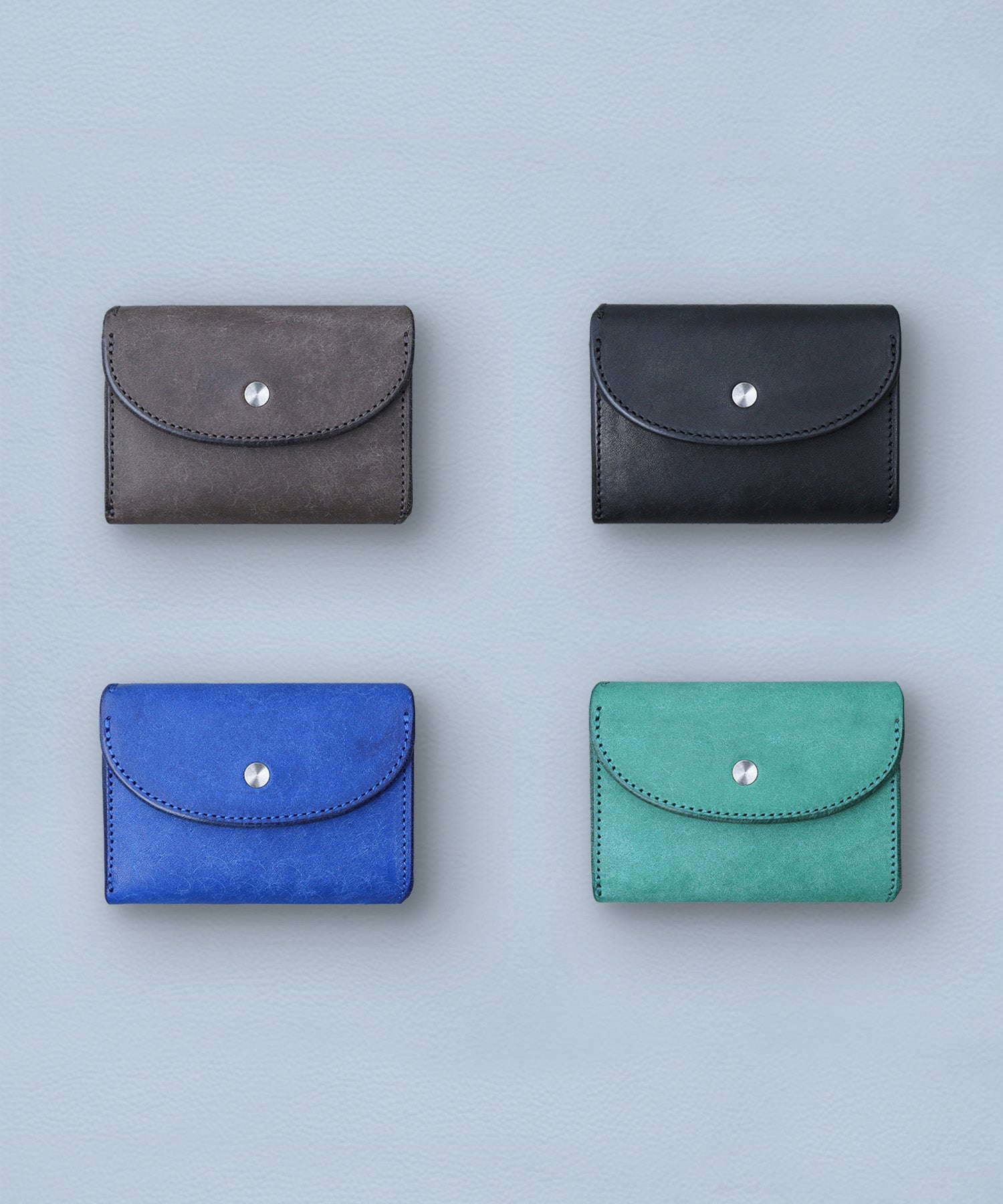 【Iru×IKENOHATA GINKAWATEN】COMPACT WALLET Iru×IKENOHATA GINKAWATEN】DOLLARO LEATHER COMPACT WALLET