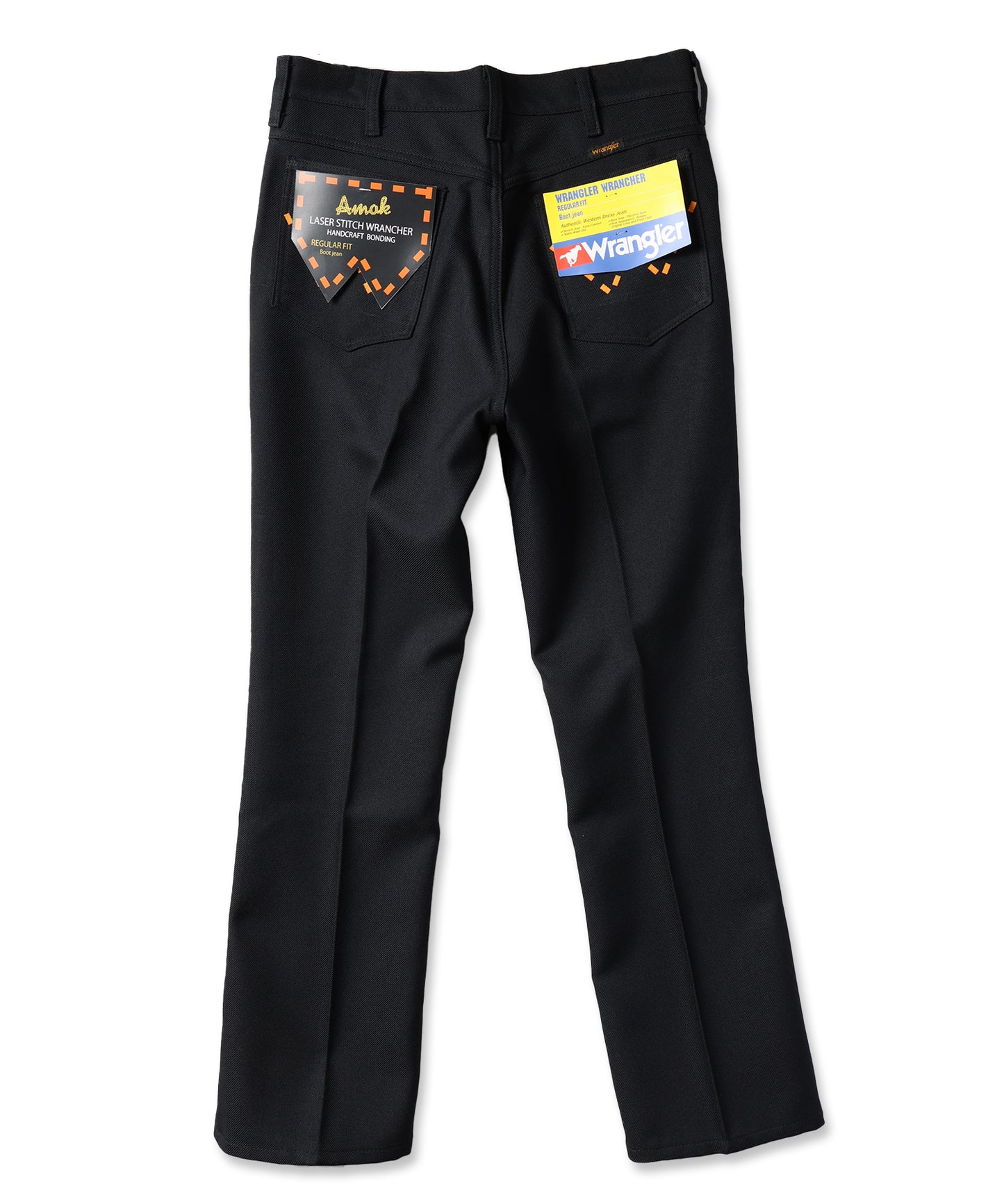amok × wrangler LASER STITCH WRANCHER PANTS