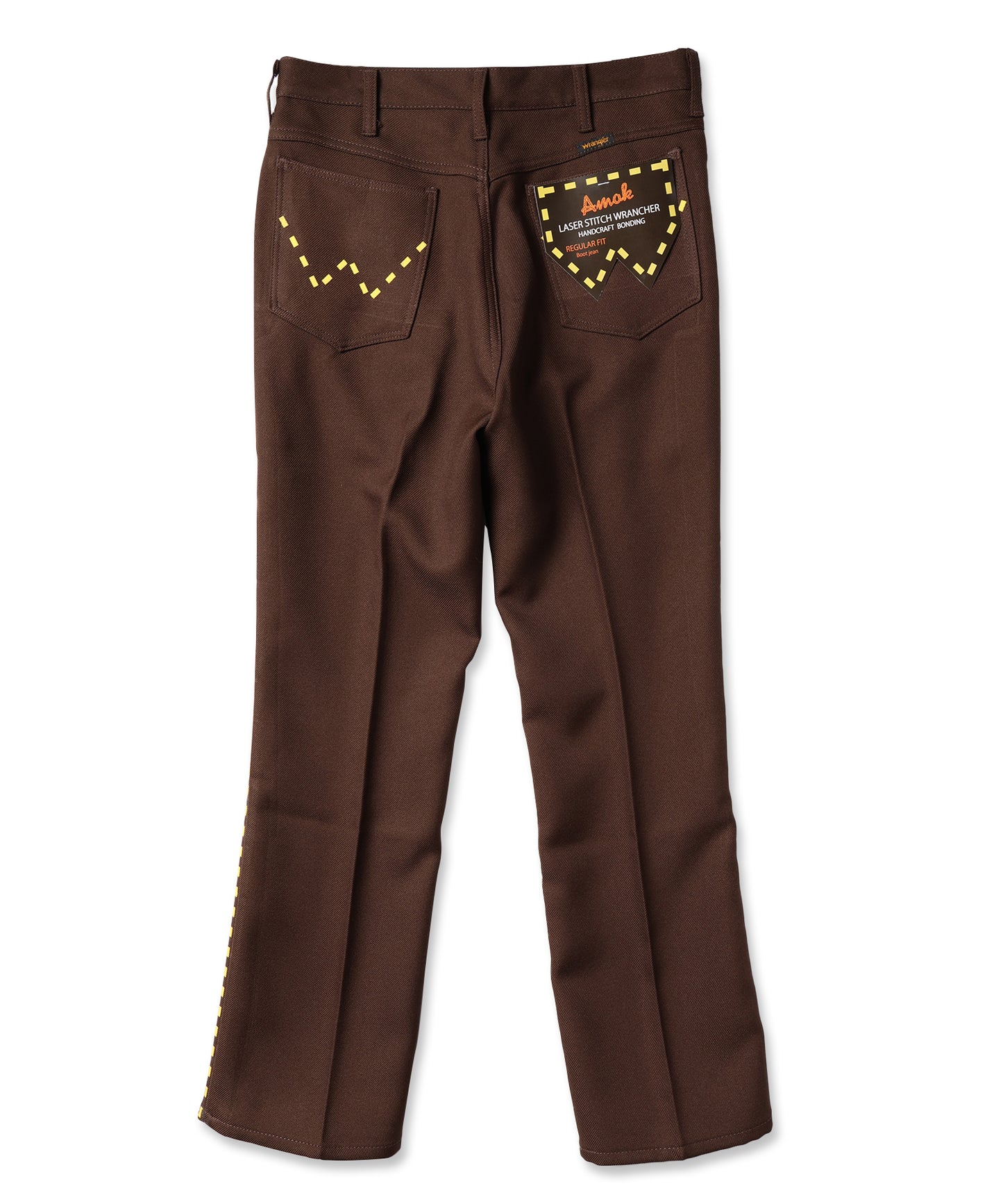 amok × wrangler LASER STITCH WRANCHER PANTS