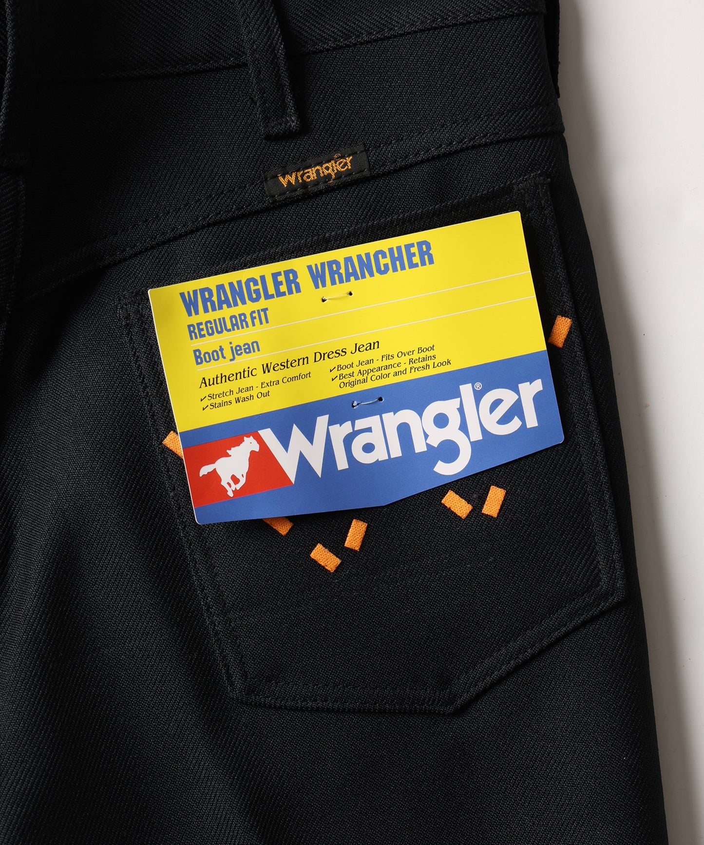 amok × wrangler LASER STITCH WRANCHER PANTS