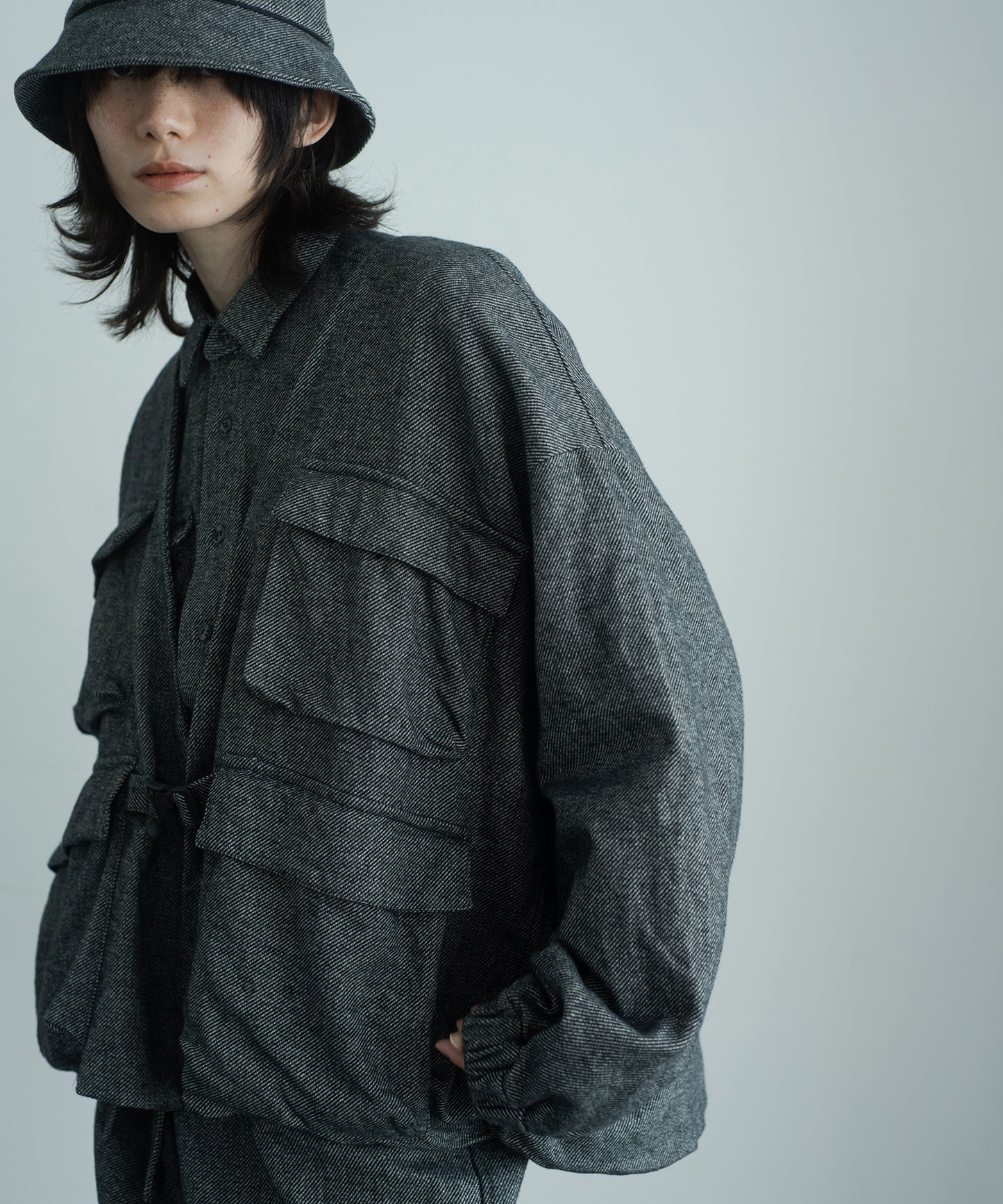cotton tweed nomad jacket