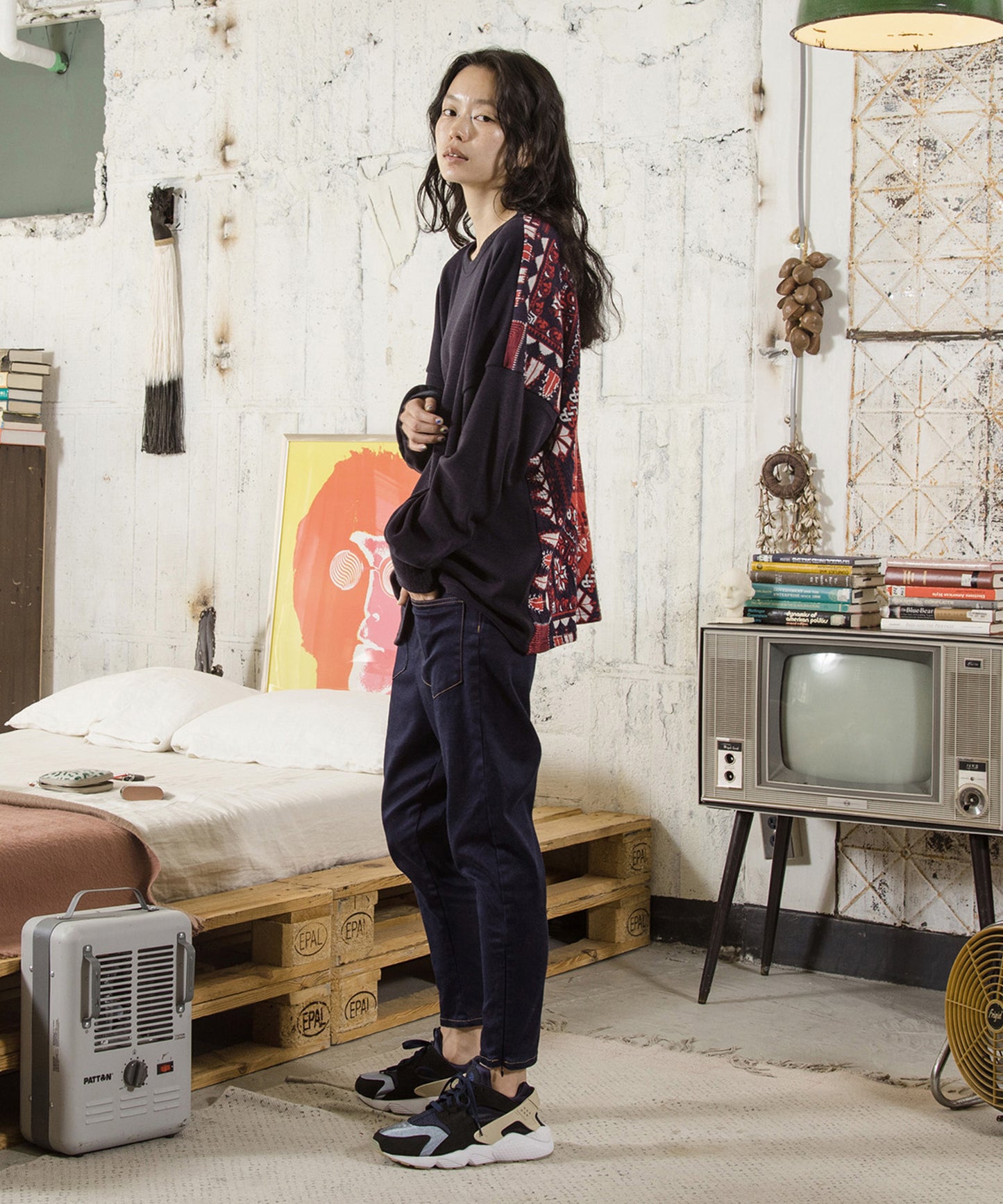 Half Turn Skinny Pants IND