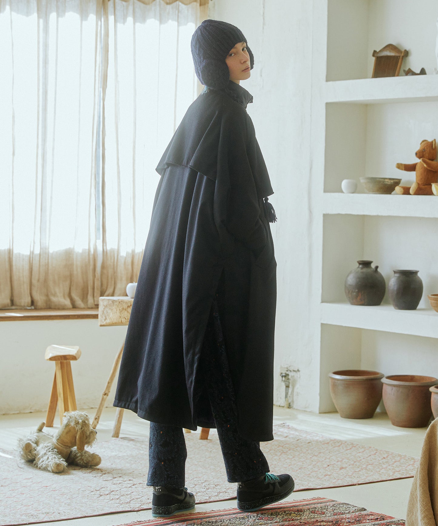 Cashmere Mix Mant Trench