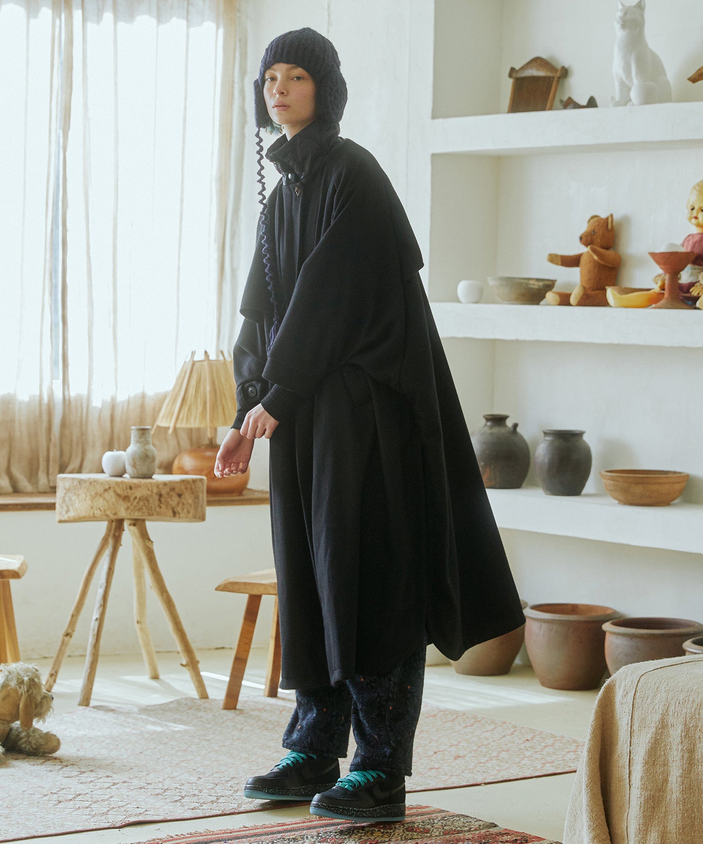 Cashmere Mix Mant Trench