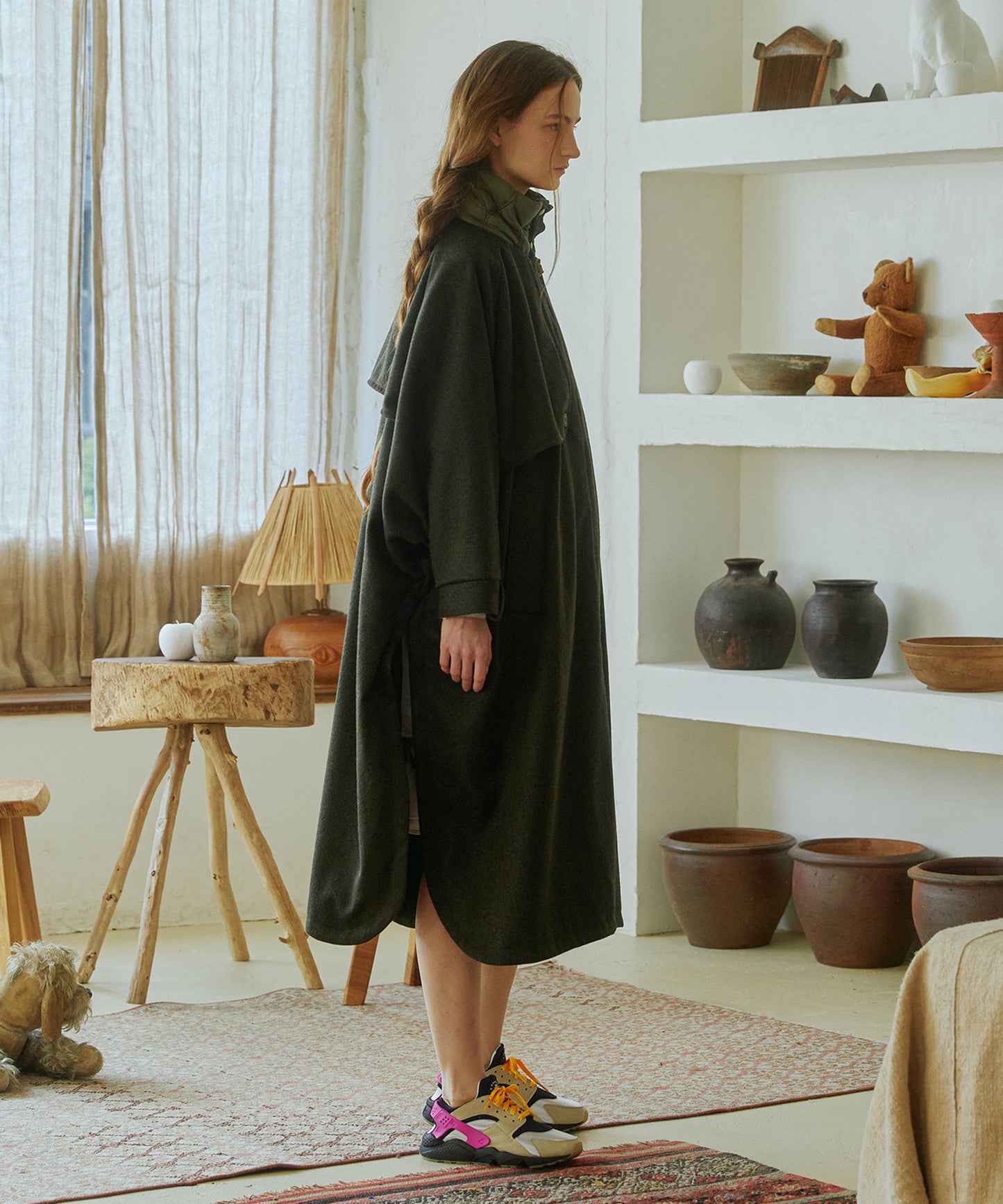 Cashmere Mix Mant Trench