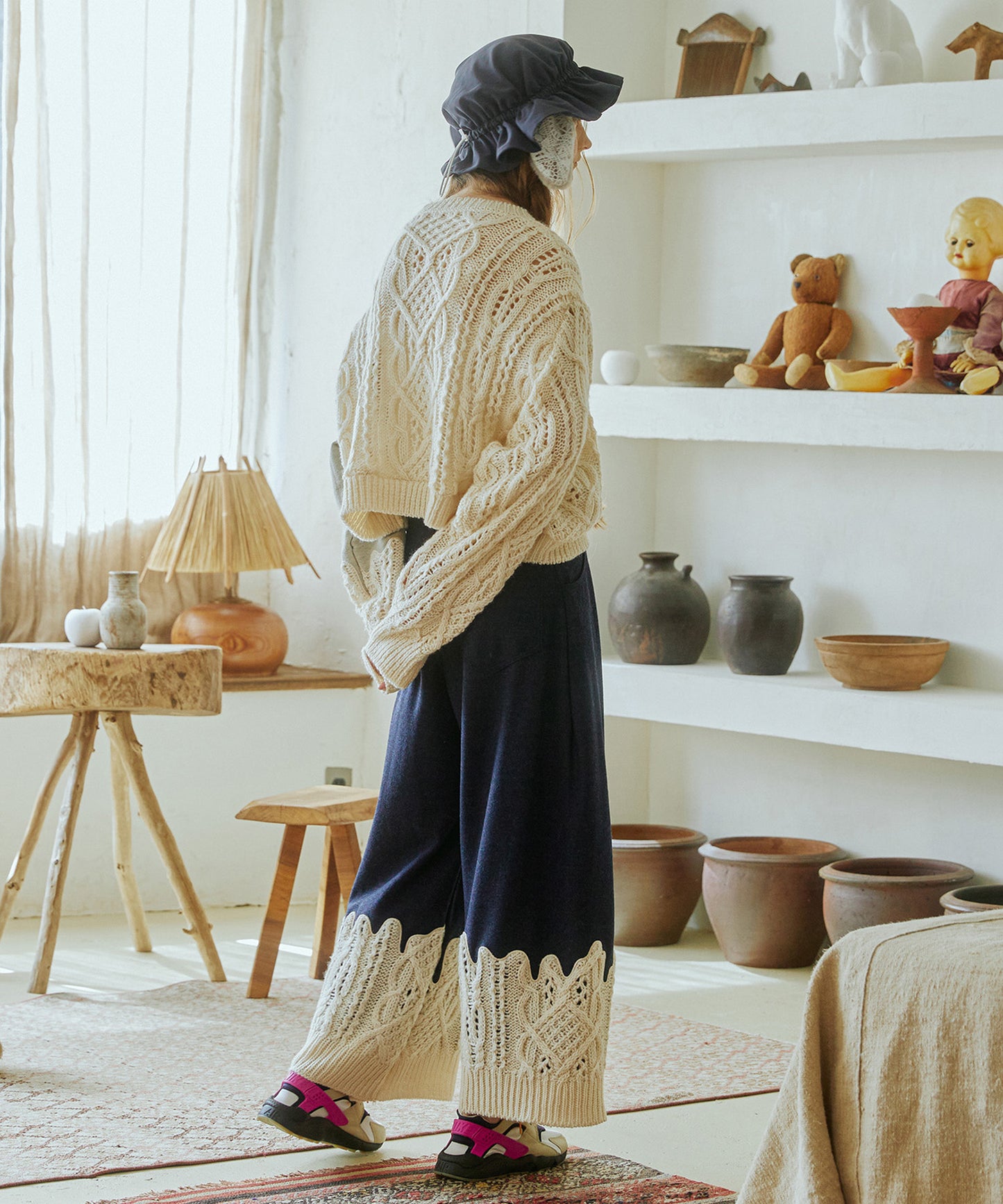 EUZEEN Mix Knit Sweater