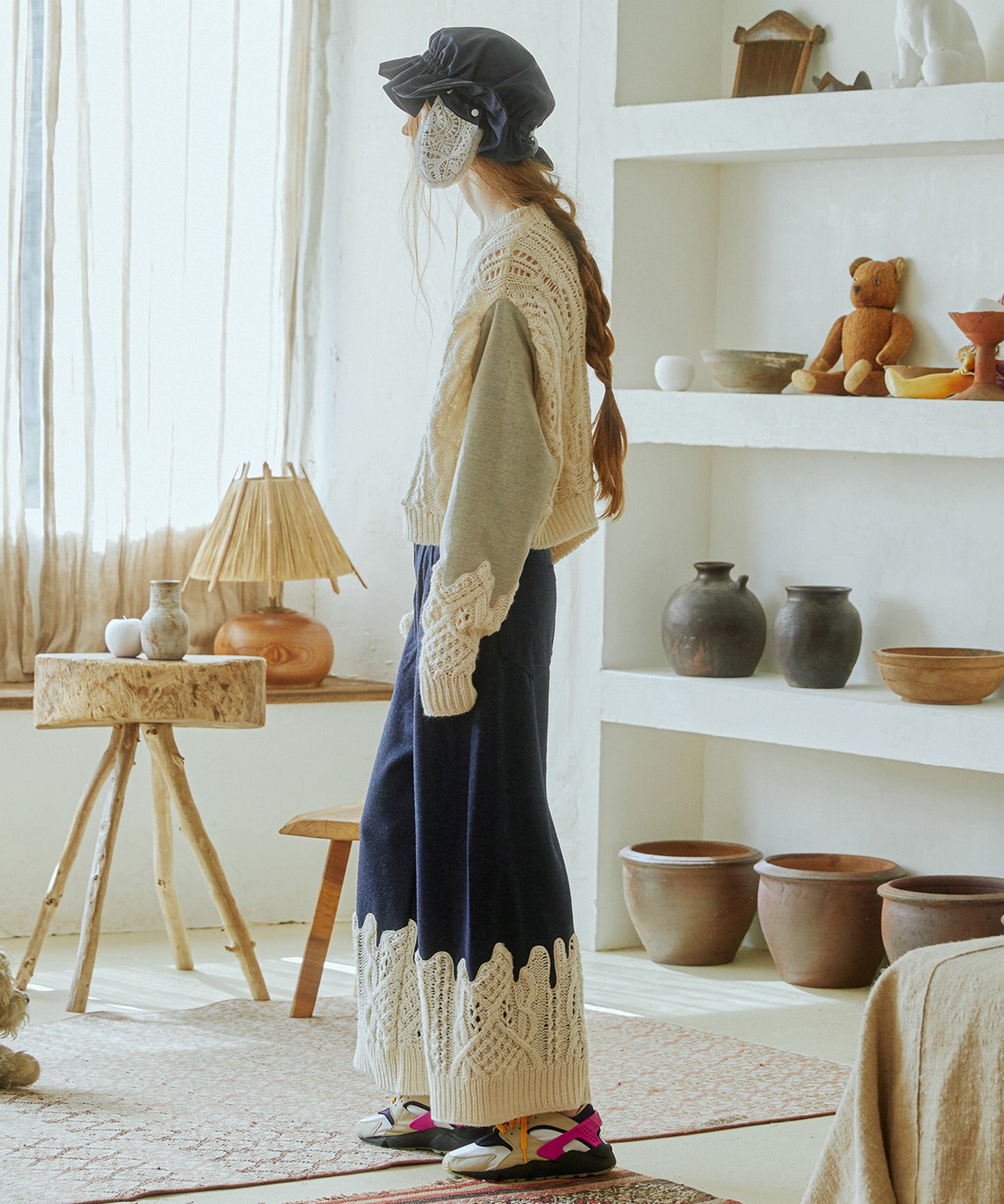 EUZEEN Mix Knit Sweater