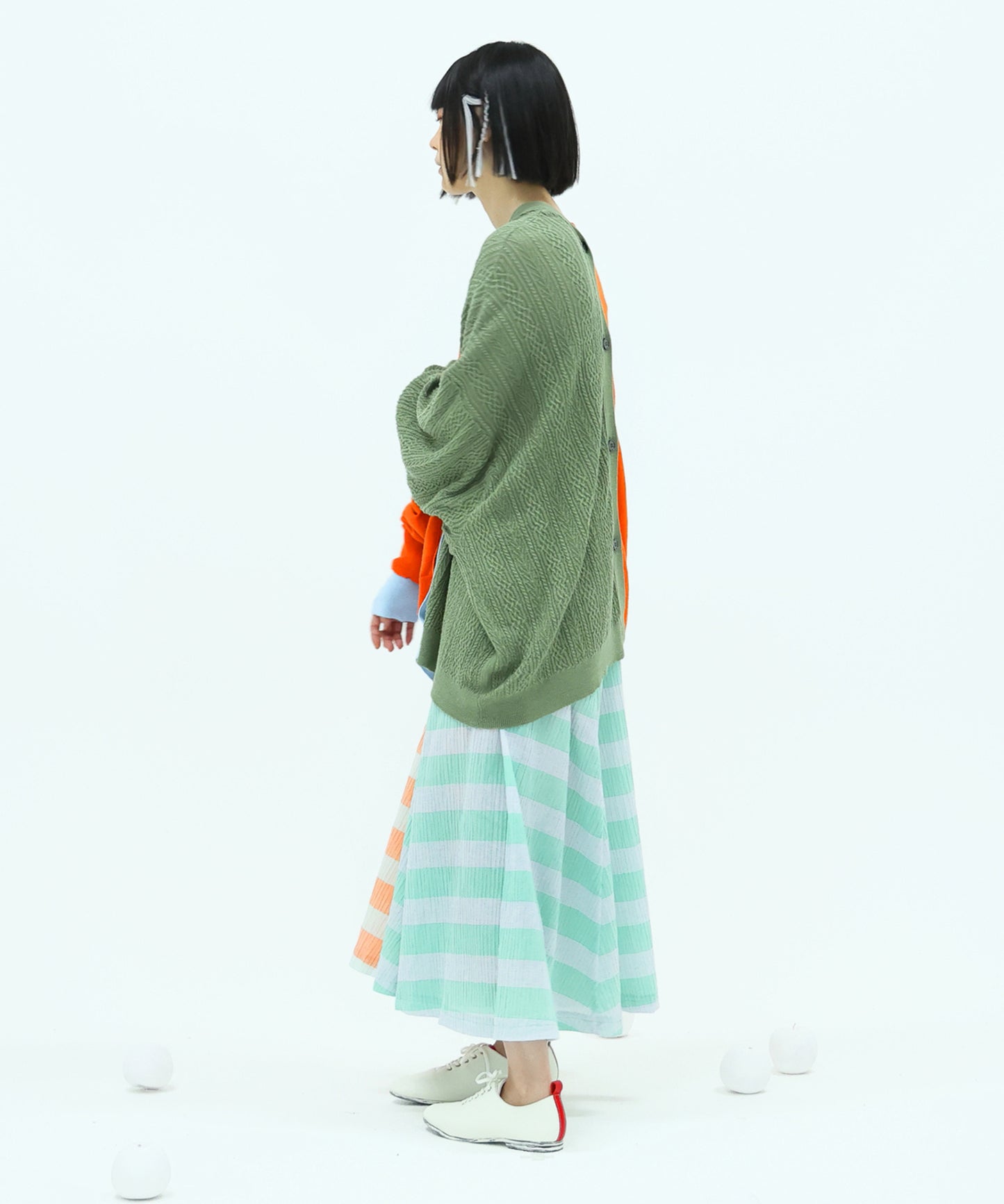 3piece knit cardigan