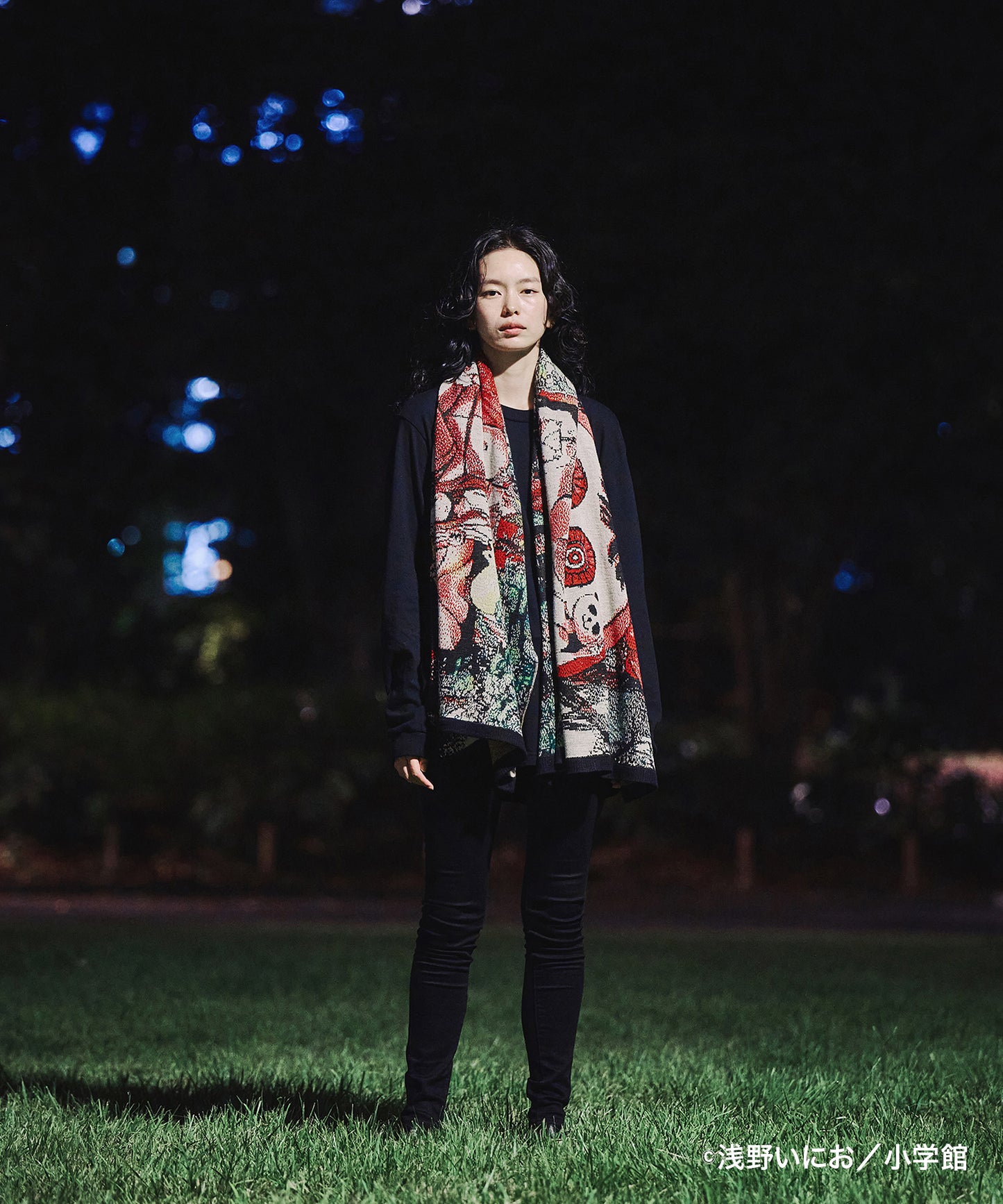 浅野いにお×STOF 勇者たち Knit Blanket Stole