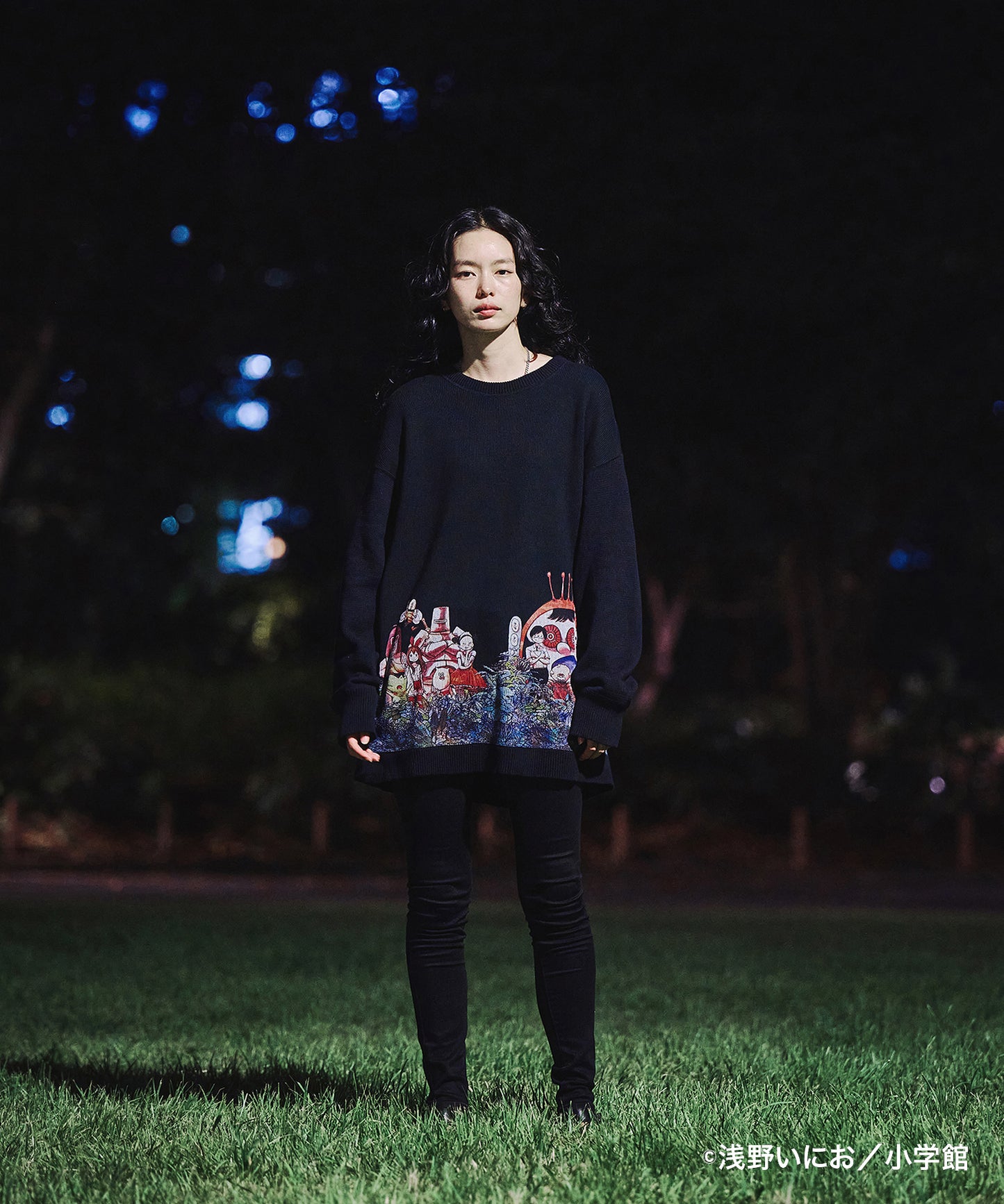 浅野いにお×STOF 勇者たち Knit Sweate