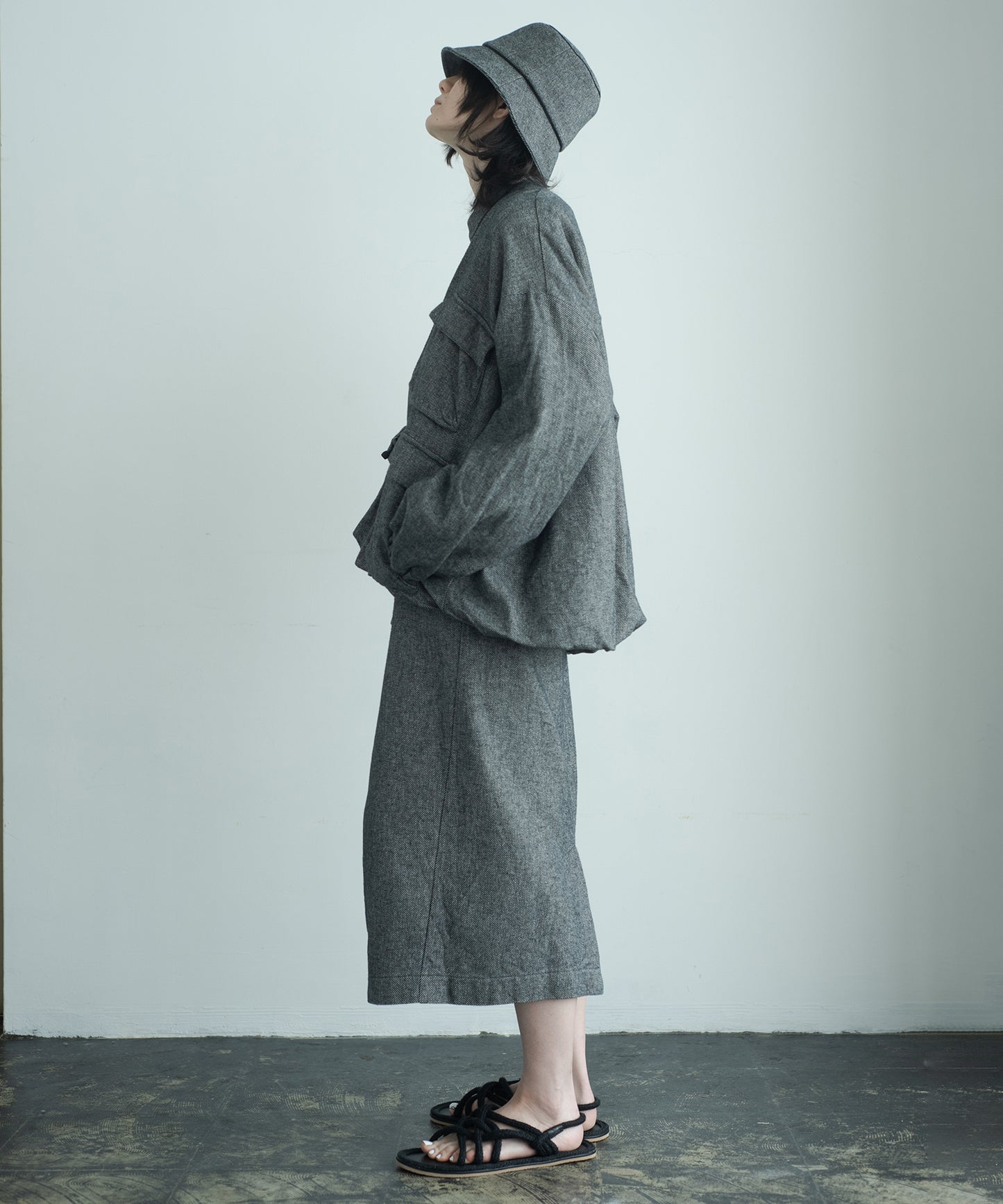 cotton tweed nomad jacket