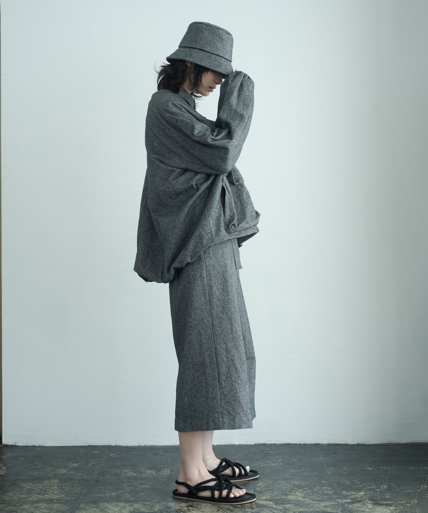 cotton tweed nomad jacket
