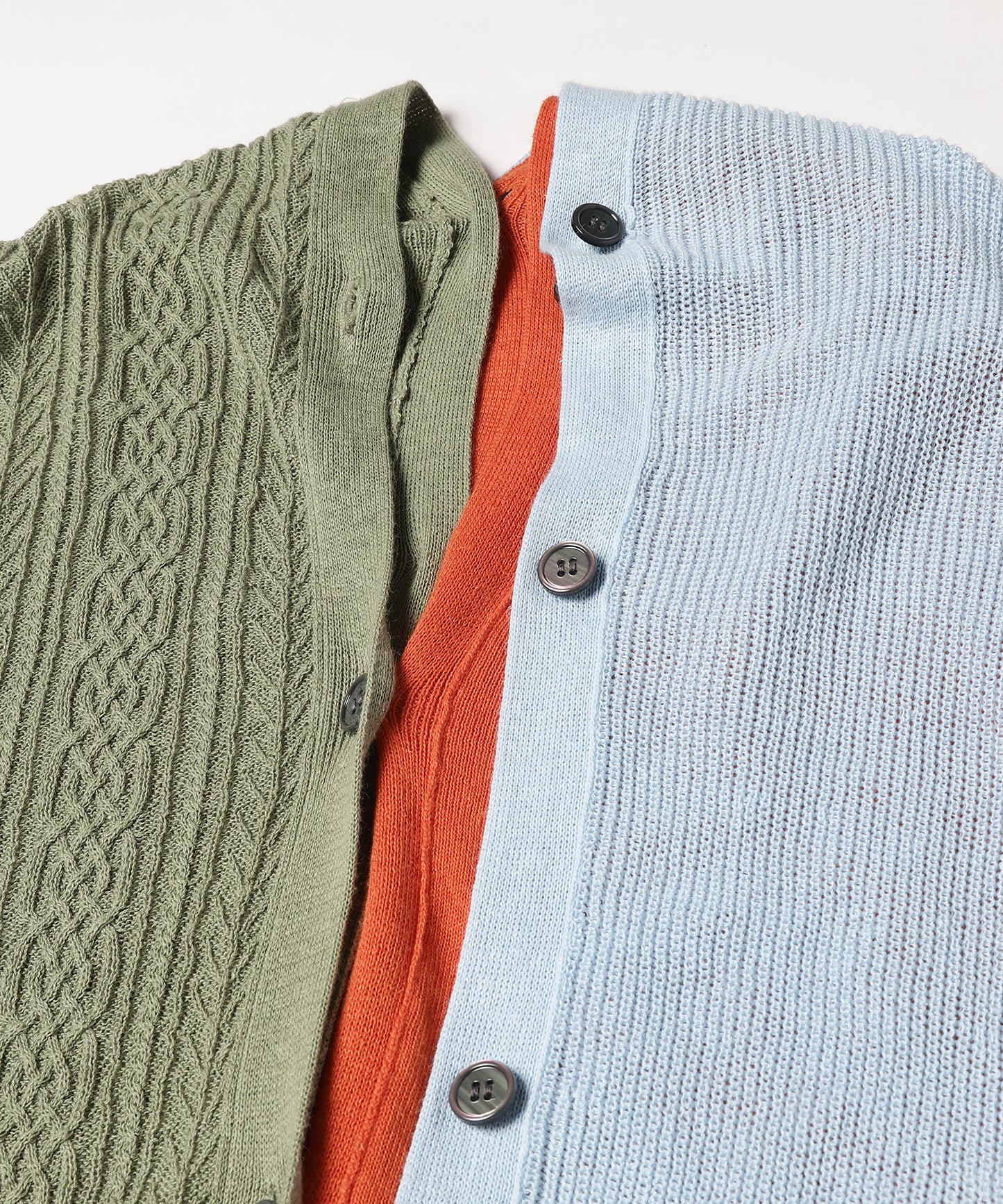 3piece knit cardigan