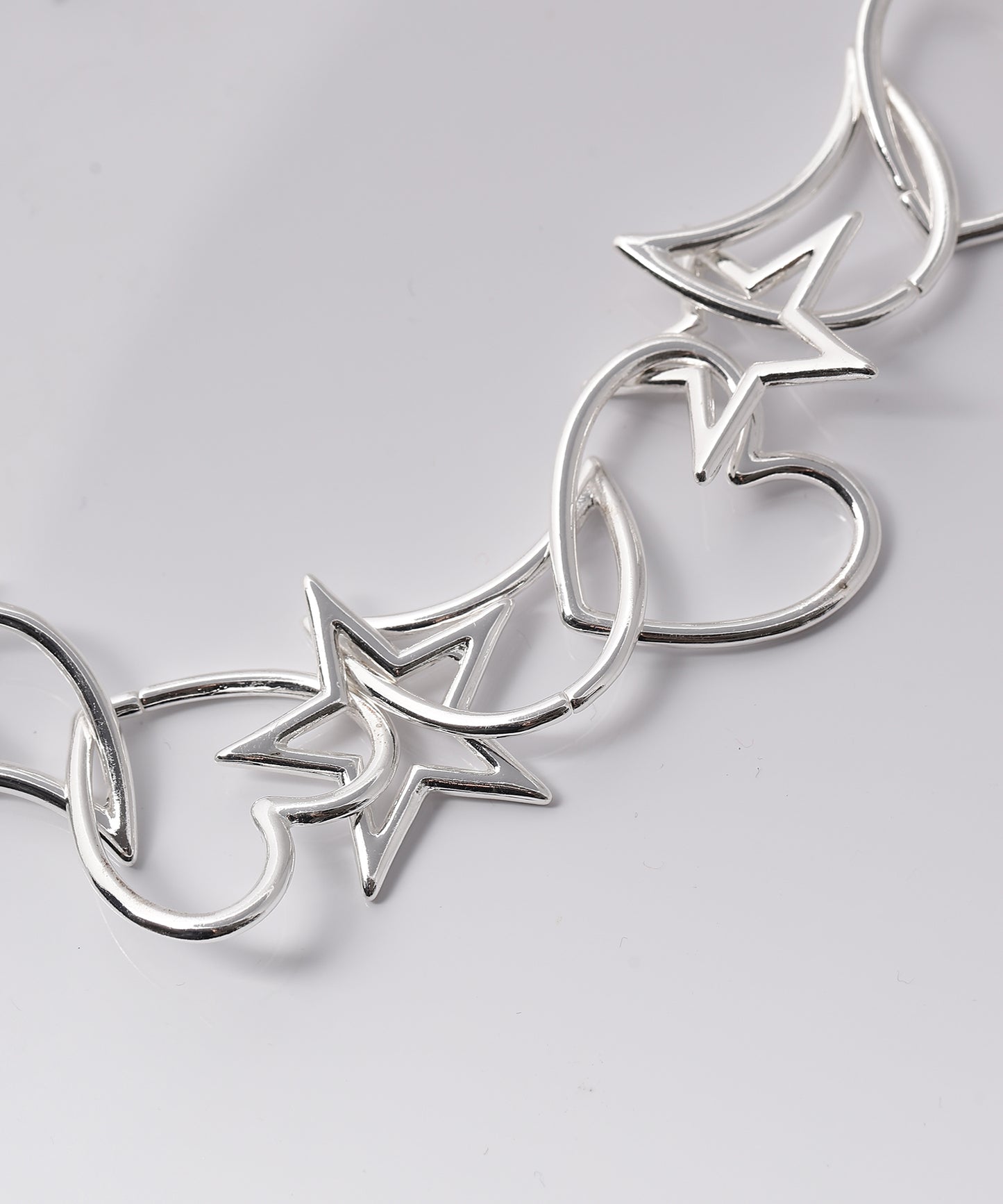 2WAY STAR MOON HEART CHAIN