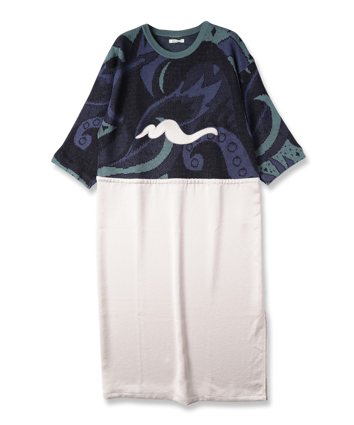 nyoroli KNIT*SATIN OP