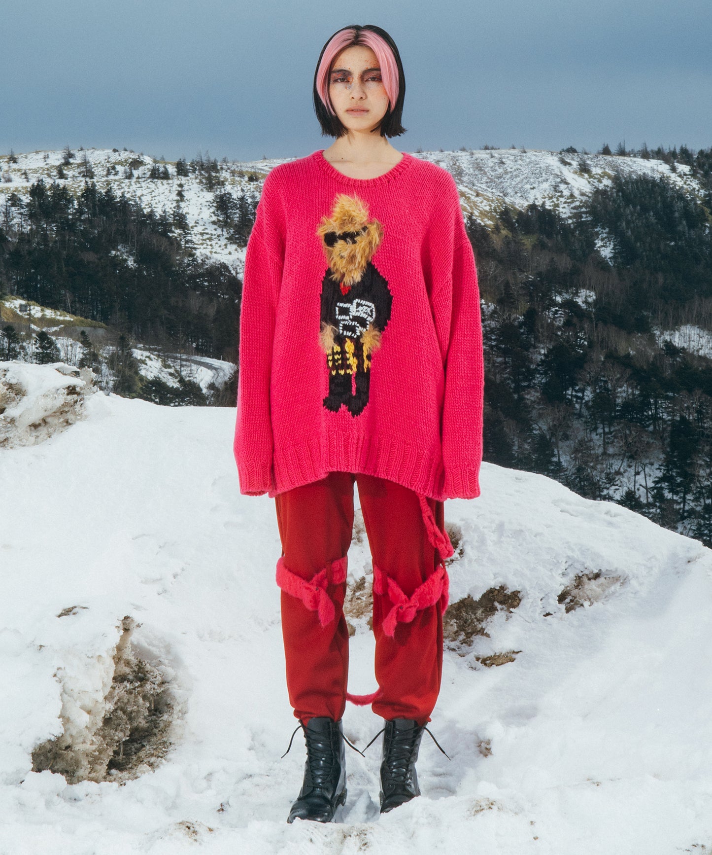 BONDAGE KNIT PANTS
