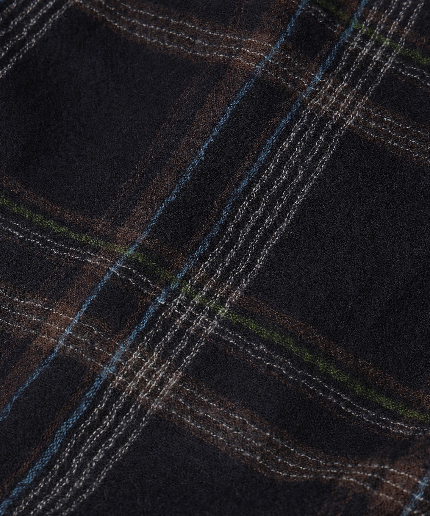 Checked Wool Layer Skirts